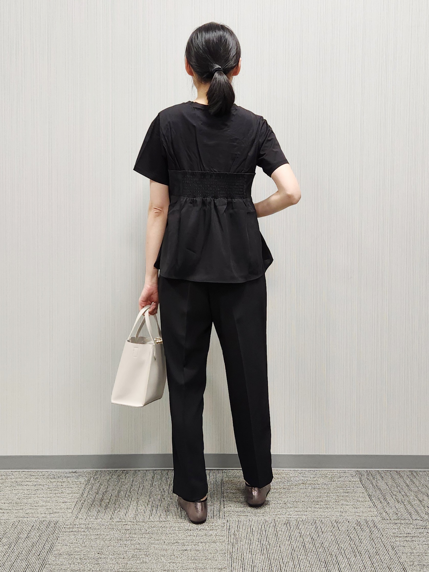 naraさんの「Dessin｜【セットアップ可/UVカット/洗える】ビスチェドッキングTシャツ」を使ったコーディネート