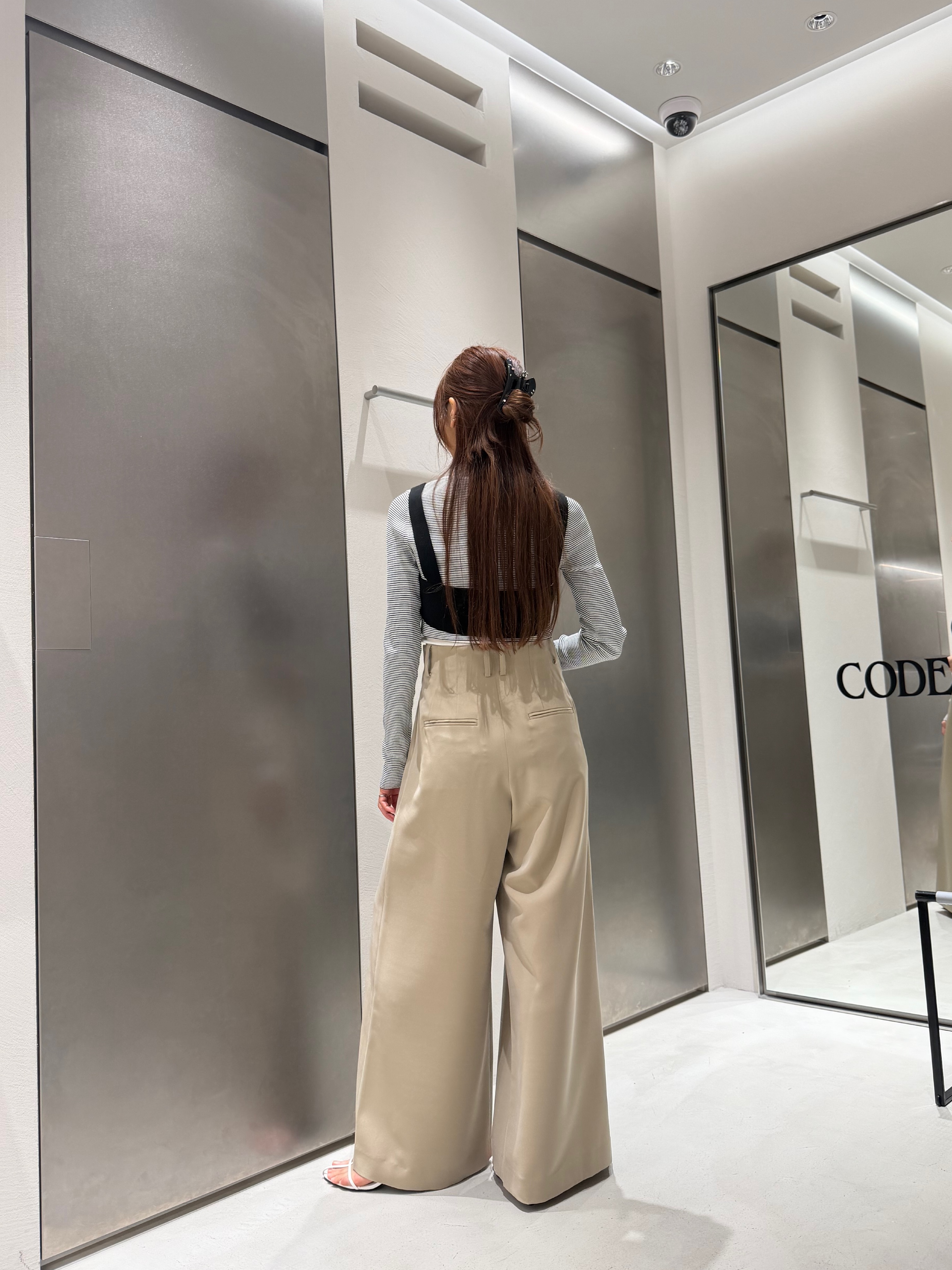 kanamiさんの「CODE A｜【Re】stretch hook cardigan」を使ったコーディネート