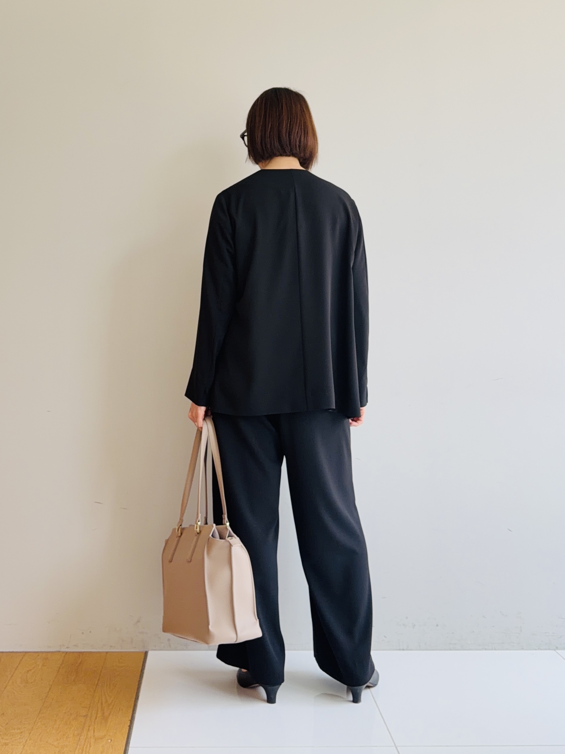 murayamaさんの「INDIVI｜【接触冷感／透湿／着る日傘】ノーカラージャケット」を使ったコーディネート