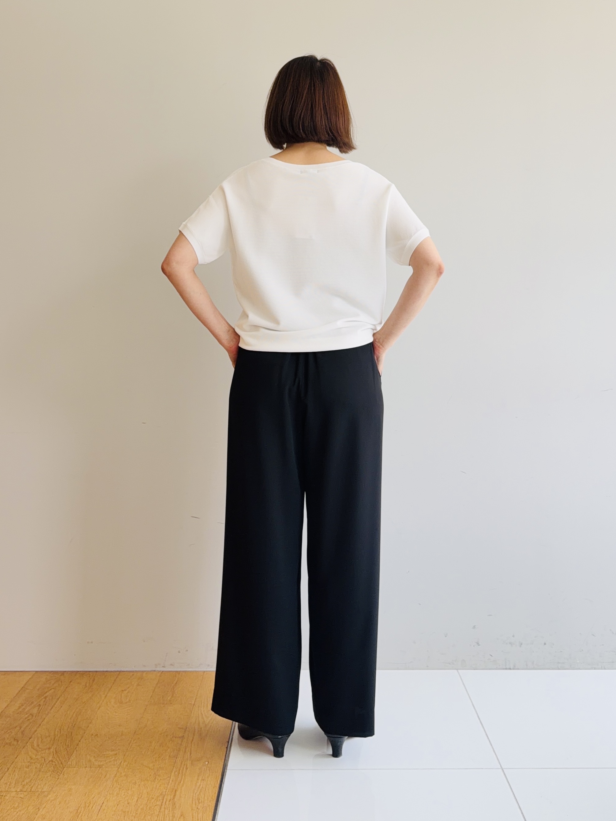 murayamaさんの「INDIVI｜【接触冷感／透湿／着る日傘】ノーカラージャケット」を使ったコーディネート