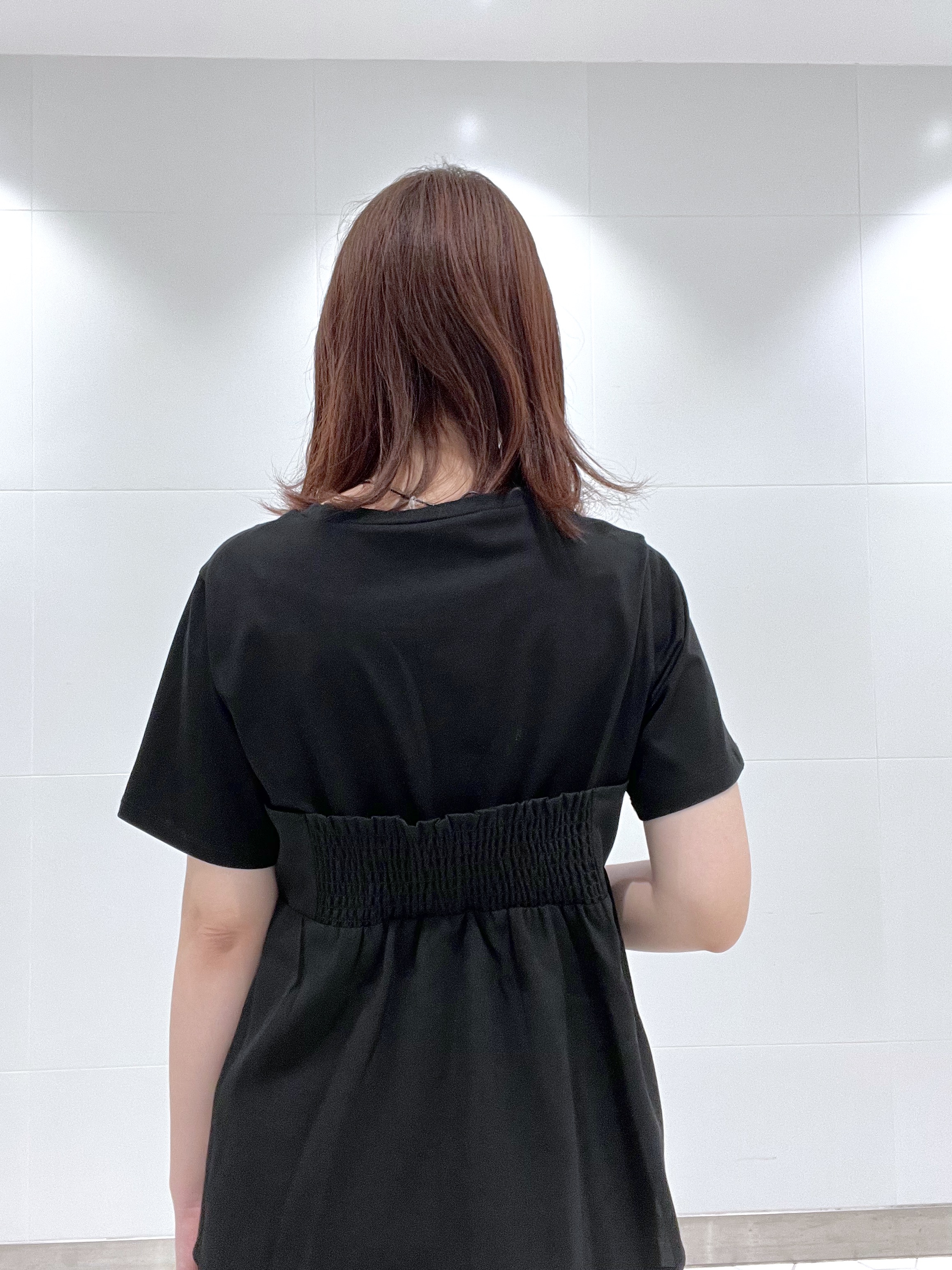Makinoさんの「Dessin｜【セットアップ可/UVカット/洗える】ビスチェドッキングTシャツ」を使ったコーディネート