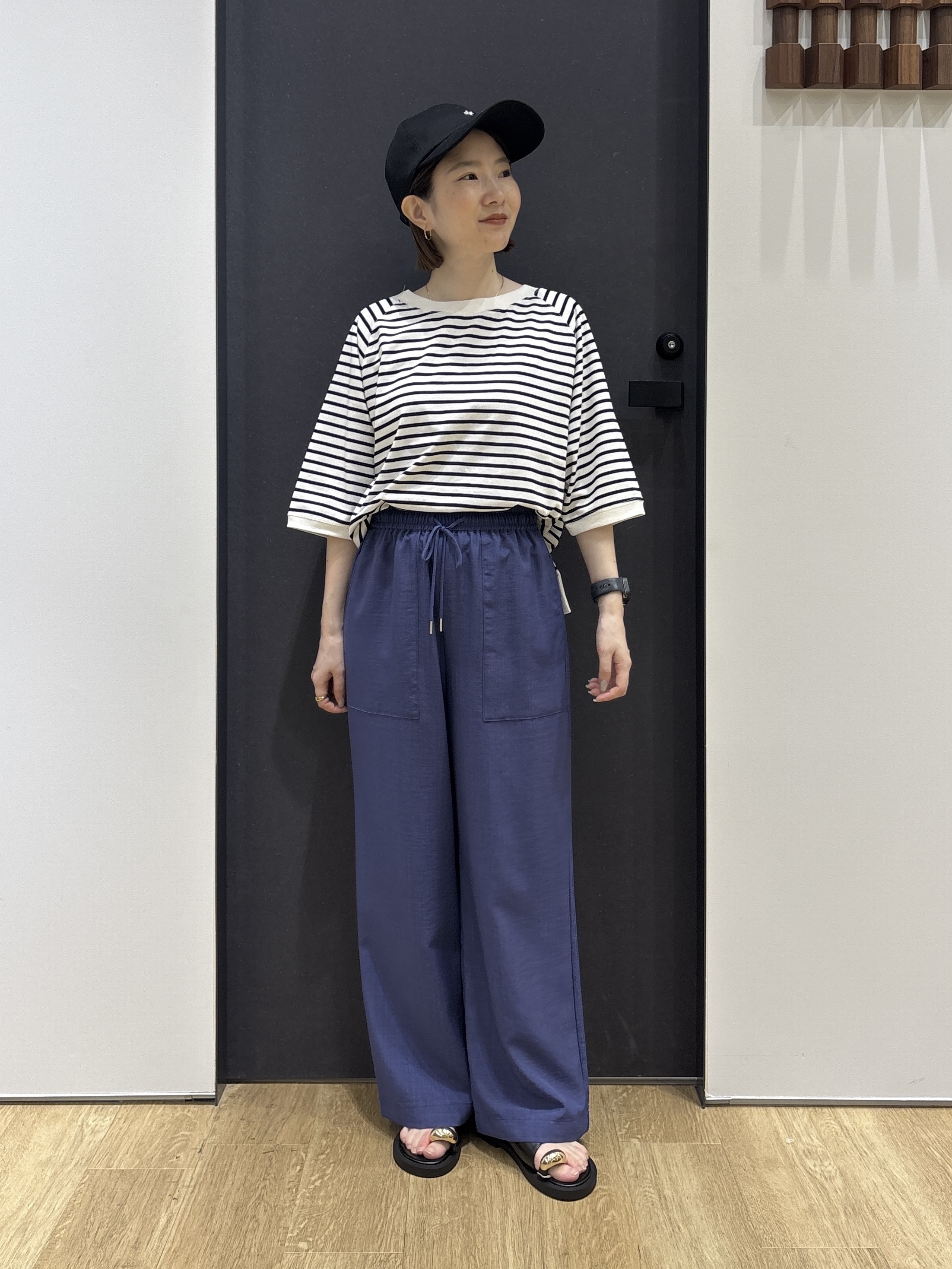 risaさんの「Dessin｜【UVカット/接触冷感】フォルムカットソー5分袖」を使ったコーディネート