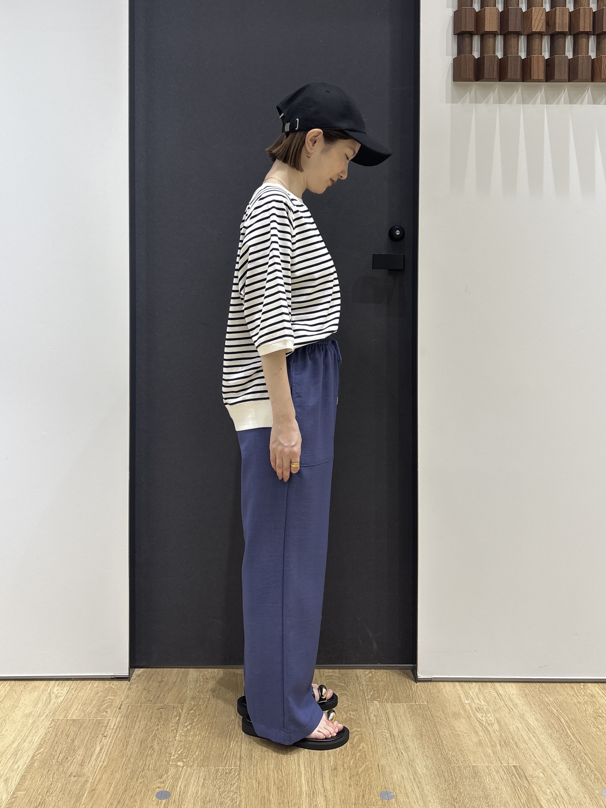 risaさんの「Dessin｜【UVカット/接触冷感】フォルムカットソー5分袖」を使ったコーディネート