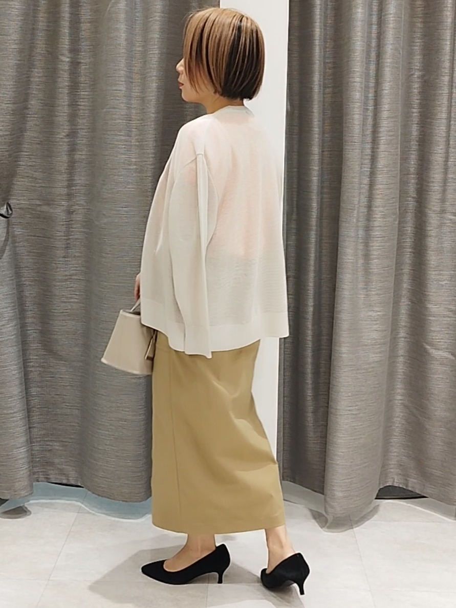 s u g iさんの「UNTITLED｜【日除け・冷房対策に】コットンリネンカーディガン」を使ったコーディネート