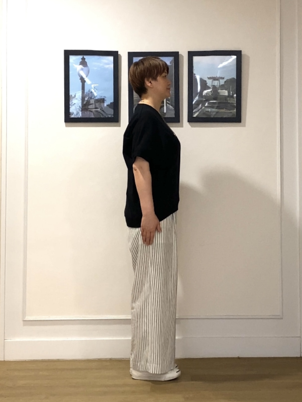 Hiroさんの「Dessin｜【洗える】ミニ裏毛ドルマンスリーブプルオーバー」を使ったコーディネート