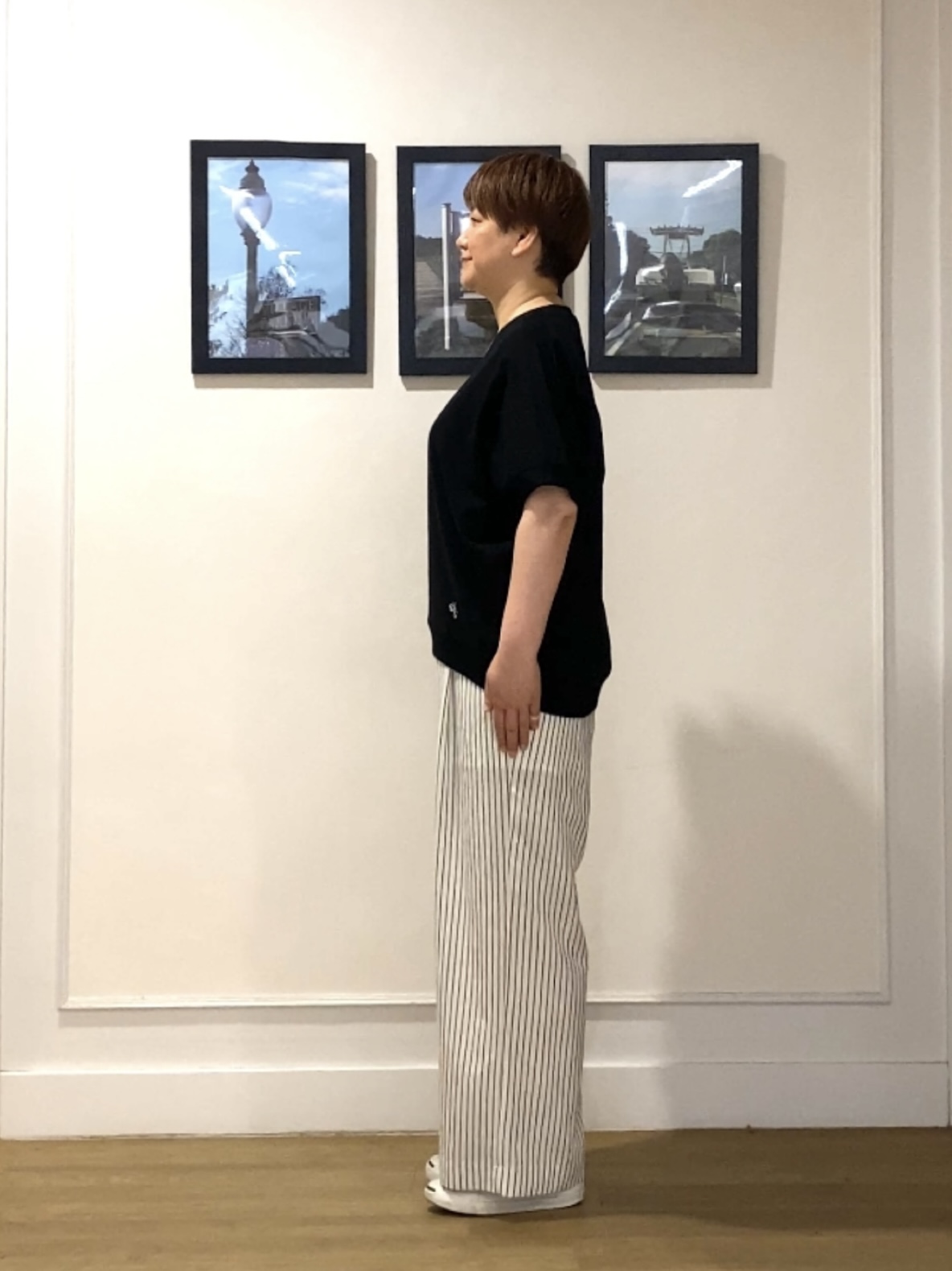 Hiroさんの「Dessin｜【洗える】ミニ裏毛ドルマンスリーブプルオーバー」を使ったコーディネート
