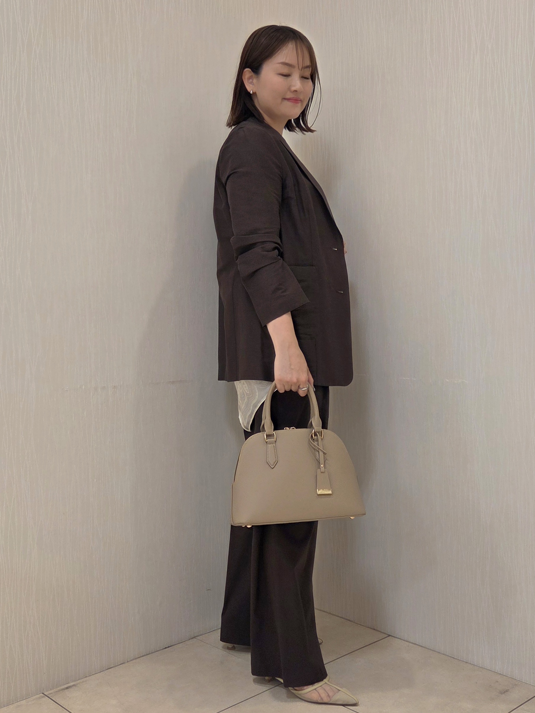 naokoさんの「UNTITLED｜【程よいシアー感/洗える】エアリーバイオジャケット」を使ったコーディネート