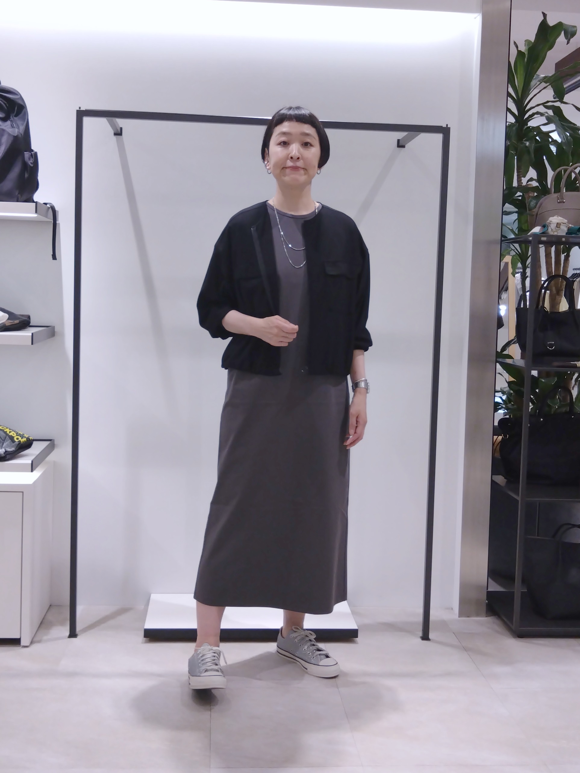 まちこさんの「UNTITLED｜◆【洗える】シアーブルゾン」を使ったコーディネート
