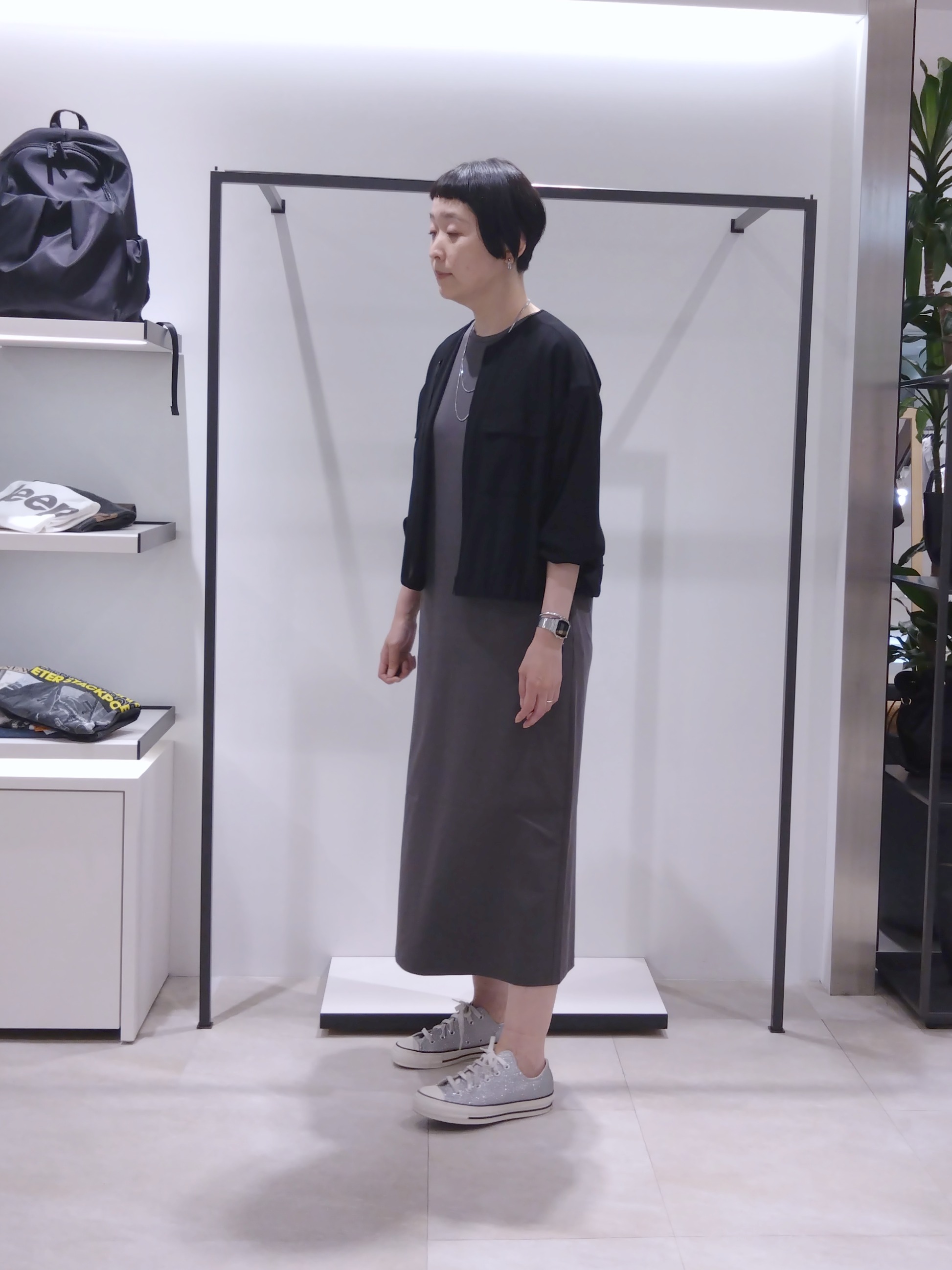 まちこさんの「UNTITLED｜◆【洗える】シアーブルゾン」を使ったコーディネート