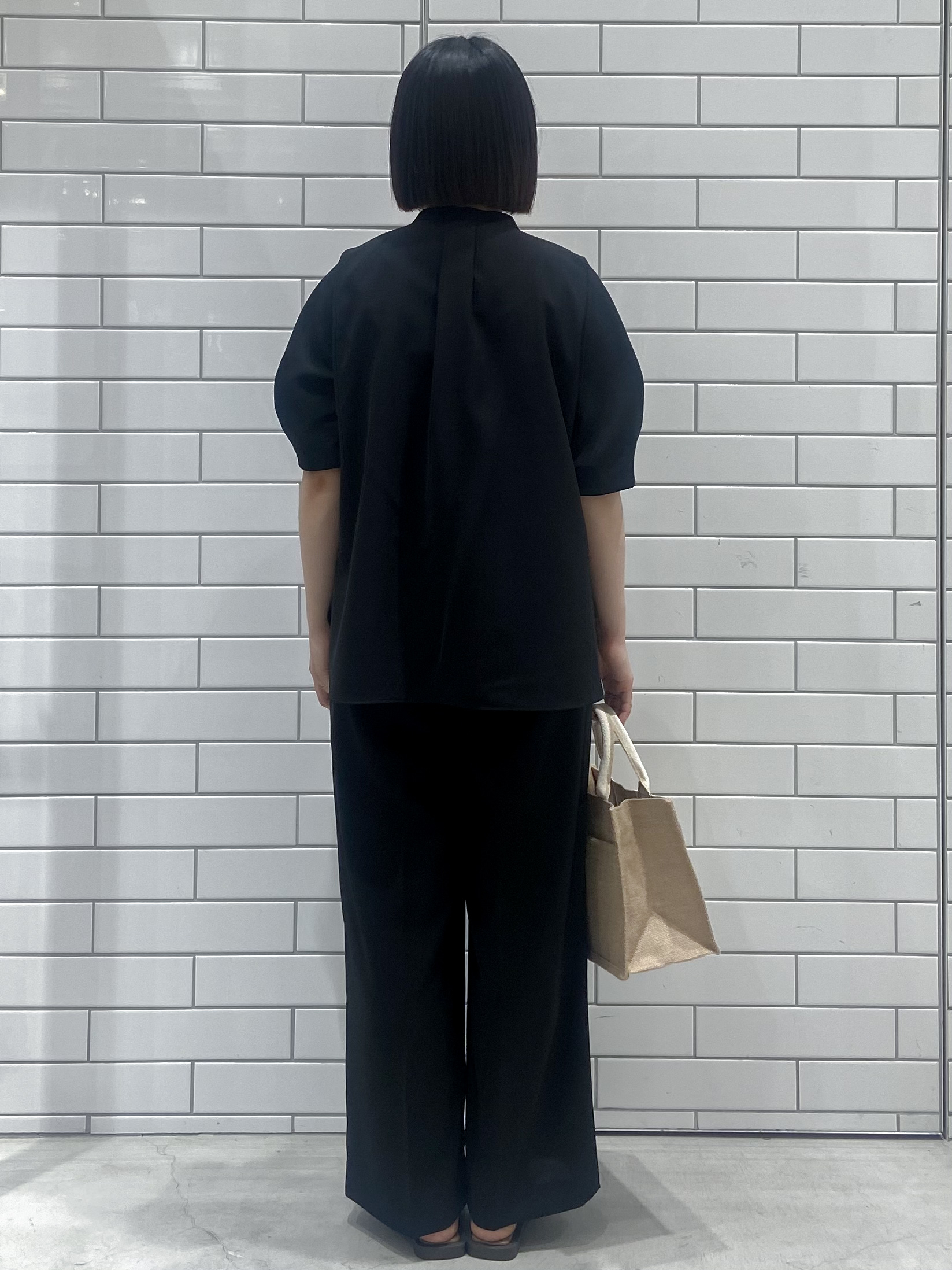 kimiさんの「OPAQUE.CLIP｜【ストレッチ／防シワ／洗濯機OK】タックスリーブブラウス《SS～LL／6col／セットアップ可》」を使ったコーディネート