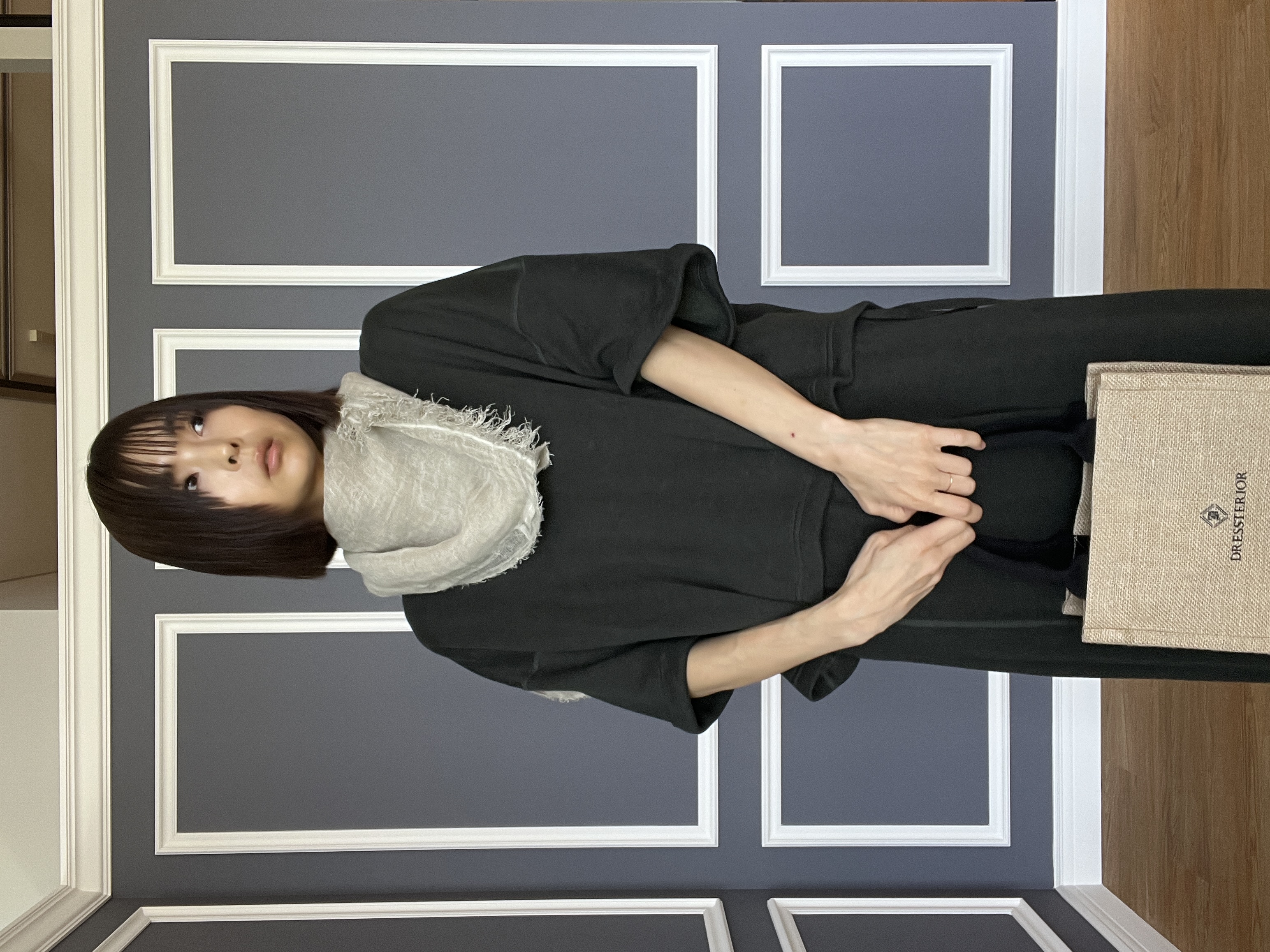 misaさんの「DRESSTERIOR｜【ウォッシャブル/セットアップ可】ウォッシャブルリネンウラケスカート」を使ったコーディネート