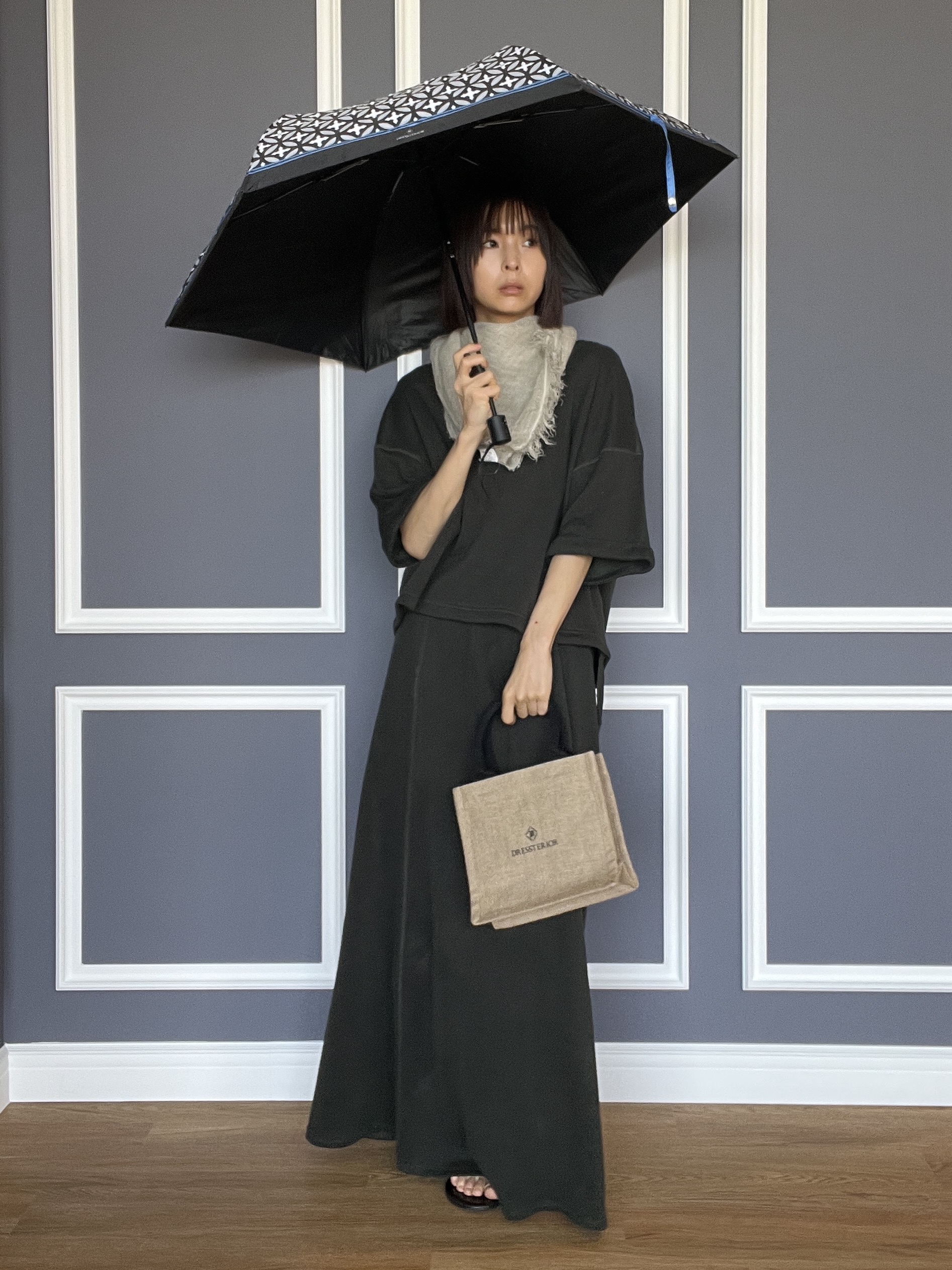 misaさんの「DRESSTERIOR｜【ウォッシャブル/セットアップ可】ウォッシャブルリネンウラケスカート」を使ったコーディネート