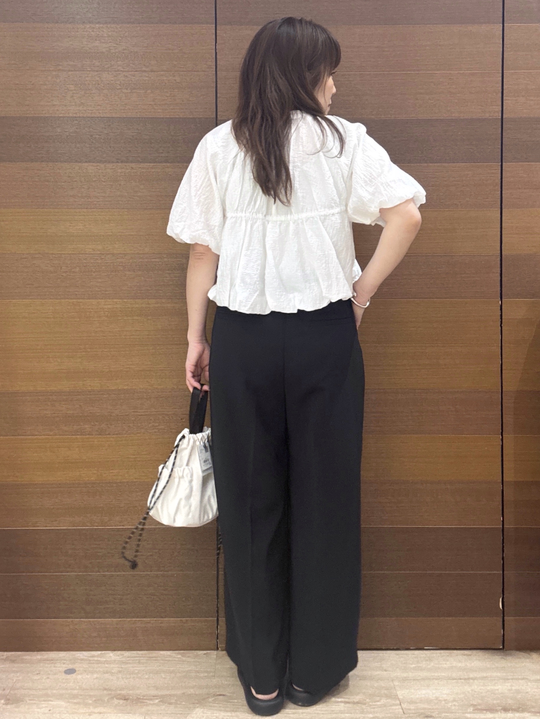 maichiさんの「OPAQUE.CLIP｜バルーンデザインブラウス【洗濯機OK】」を使ったコーディネート