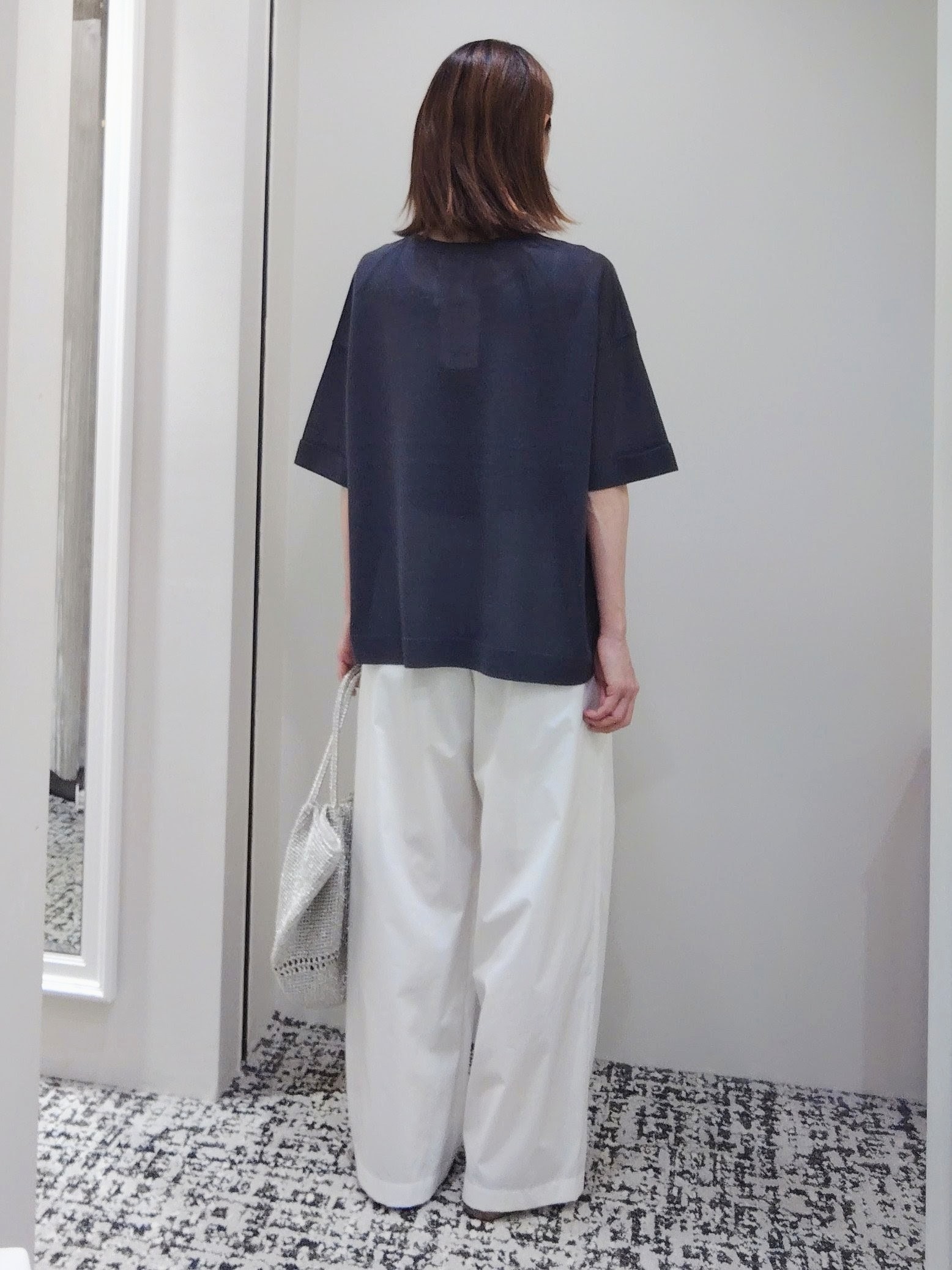 terumiさんの「UNTITLED｜【アンサンブル可/Tシャツ風/ゆったり】リラックスニットトップス」を使ったコーディネート
