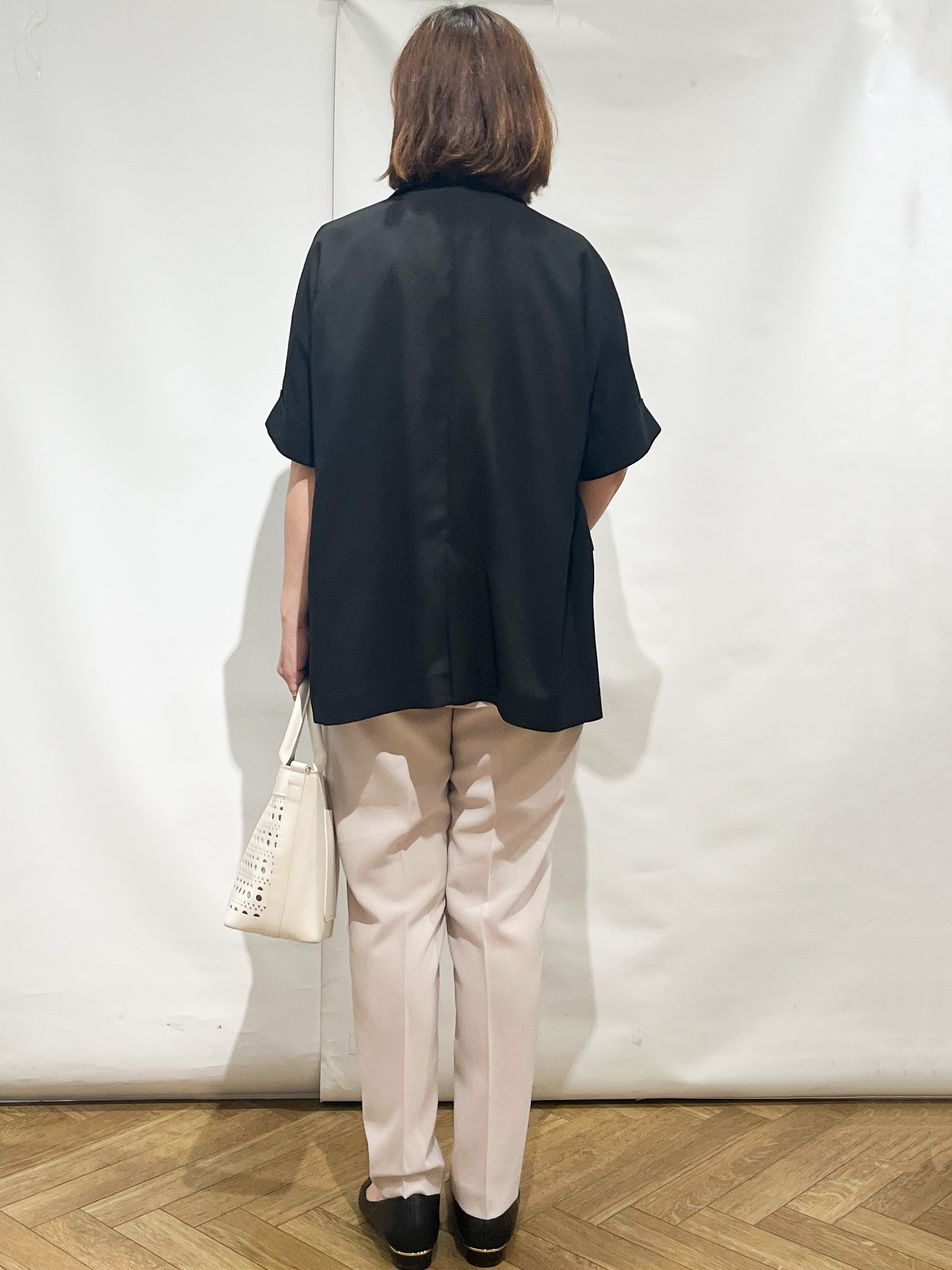 fumiさんの「index｜【接触冷感／吸水速乾／防シワ】リネンライクテーラードジャケット《洗濯機OK》」を使ったコーディネート