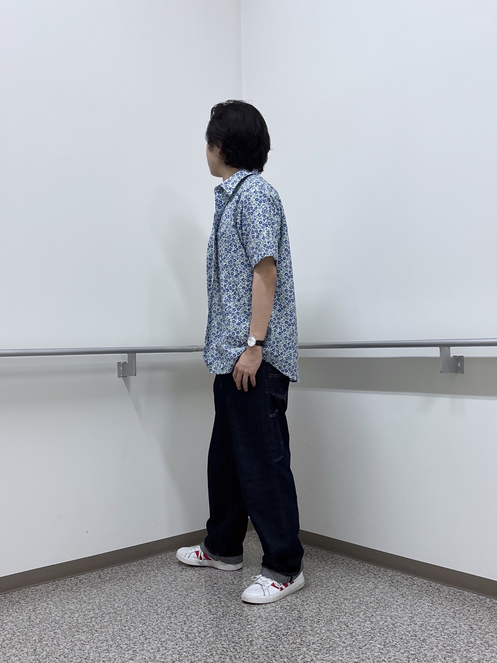 KEIさんの「TAKEO KIKUCHI｜リップル小花シャツ」を使ったコーディネート