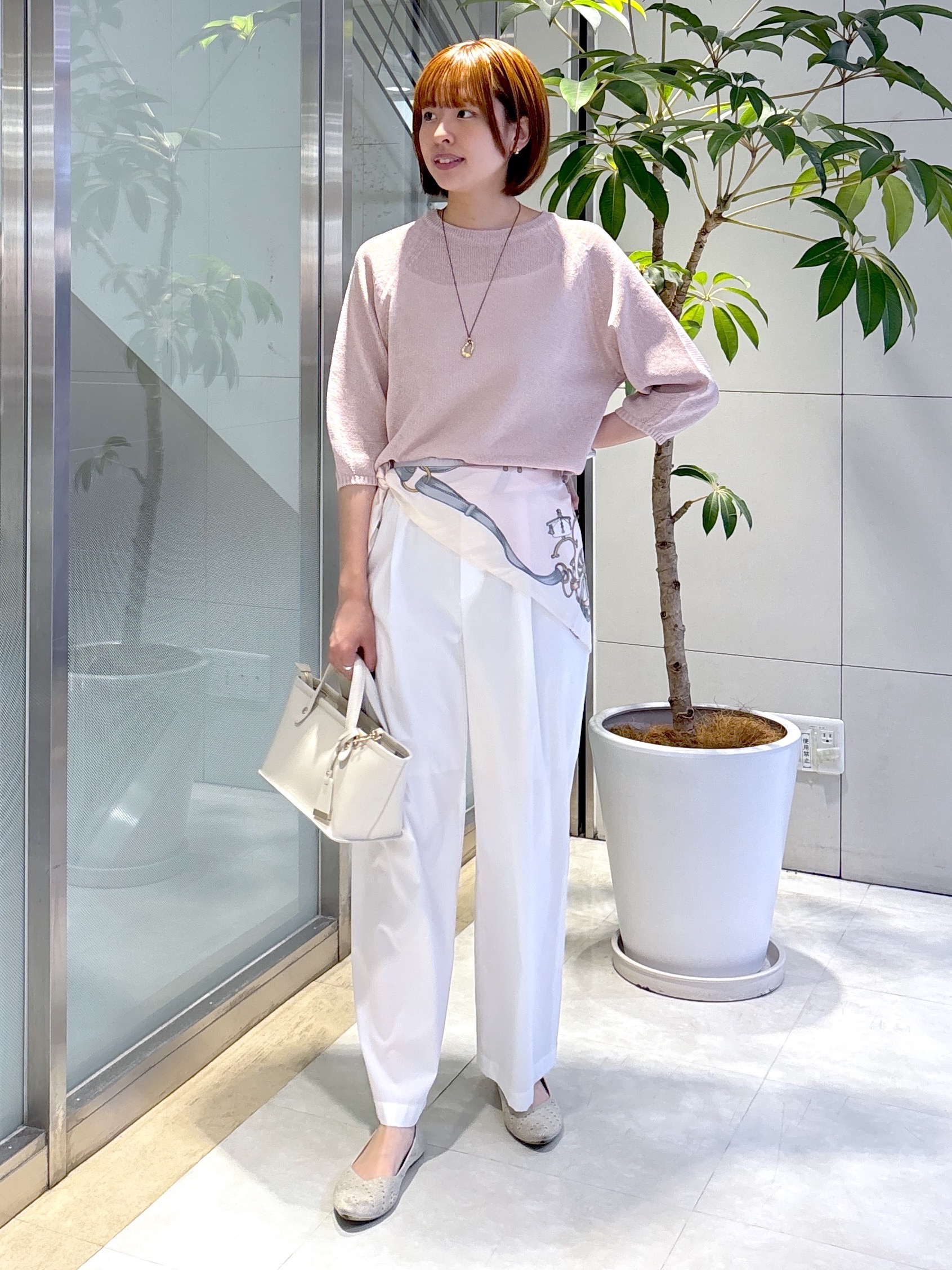 yukaさんの「UNTITLED｜【洗える/ゆったり】クルーネックドライニット」を使ったコーディネート