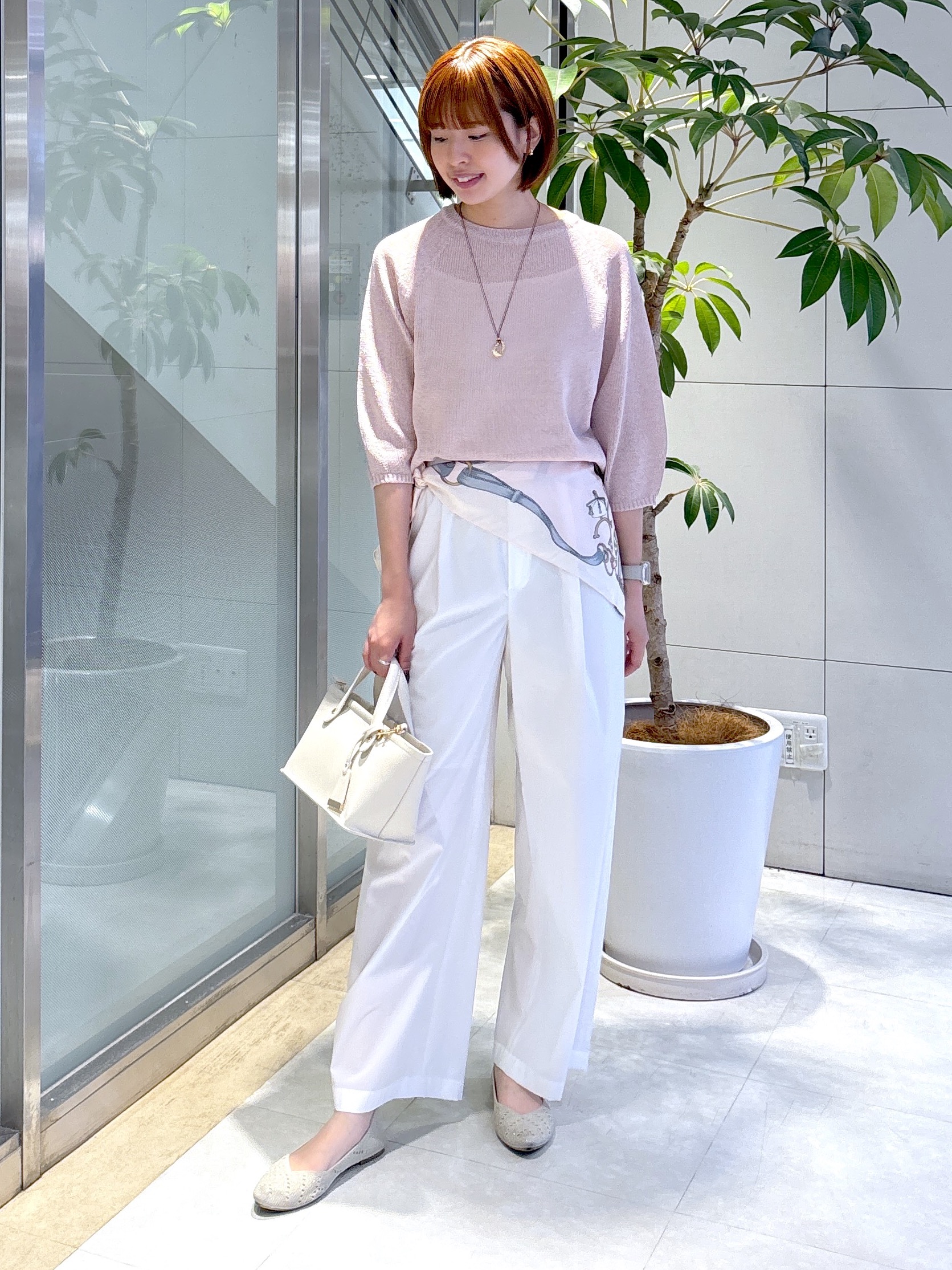 yukaさんの「UNTITLED｜【洗える/ゆったり】クルーネックドライニット」を使ったコーディネート