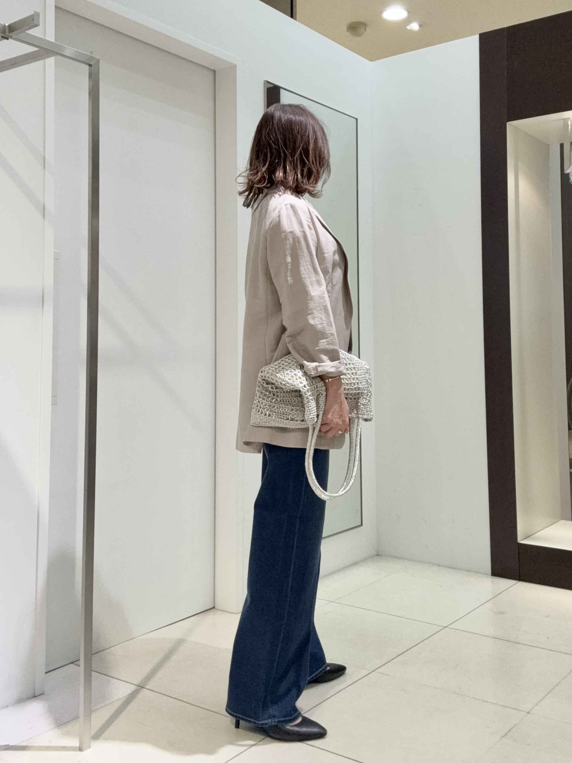 tomoさんの「UNTITLED｜コットンロゴTシャツ」を使ったコーディネート