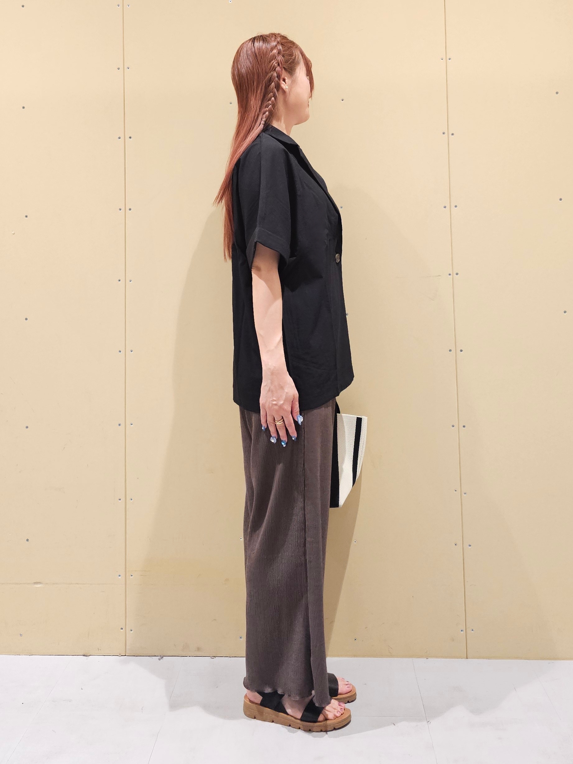 ゆゆさんの「SHOO･LA･RUE｜【高レビュー/洗濯機可/セットアップ可】軽凛(かろりん) 半袖ジャケット」を使ったコーディネート