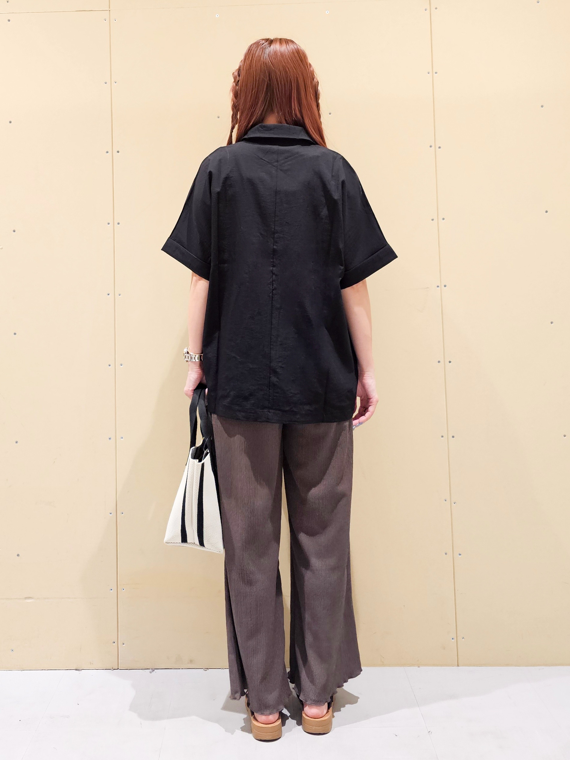 ゆゆさんの「SHOO･LA･RUE｜【高レビュー/洗濯機可/セットアップ可】軽凛(かろりん) 半袖ジャケット」を使ったコーディネート