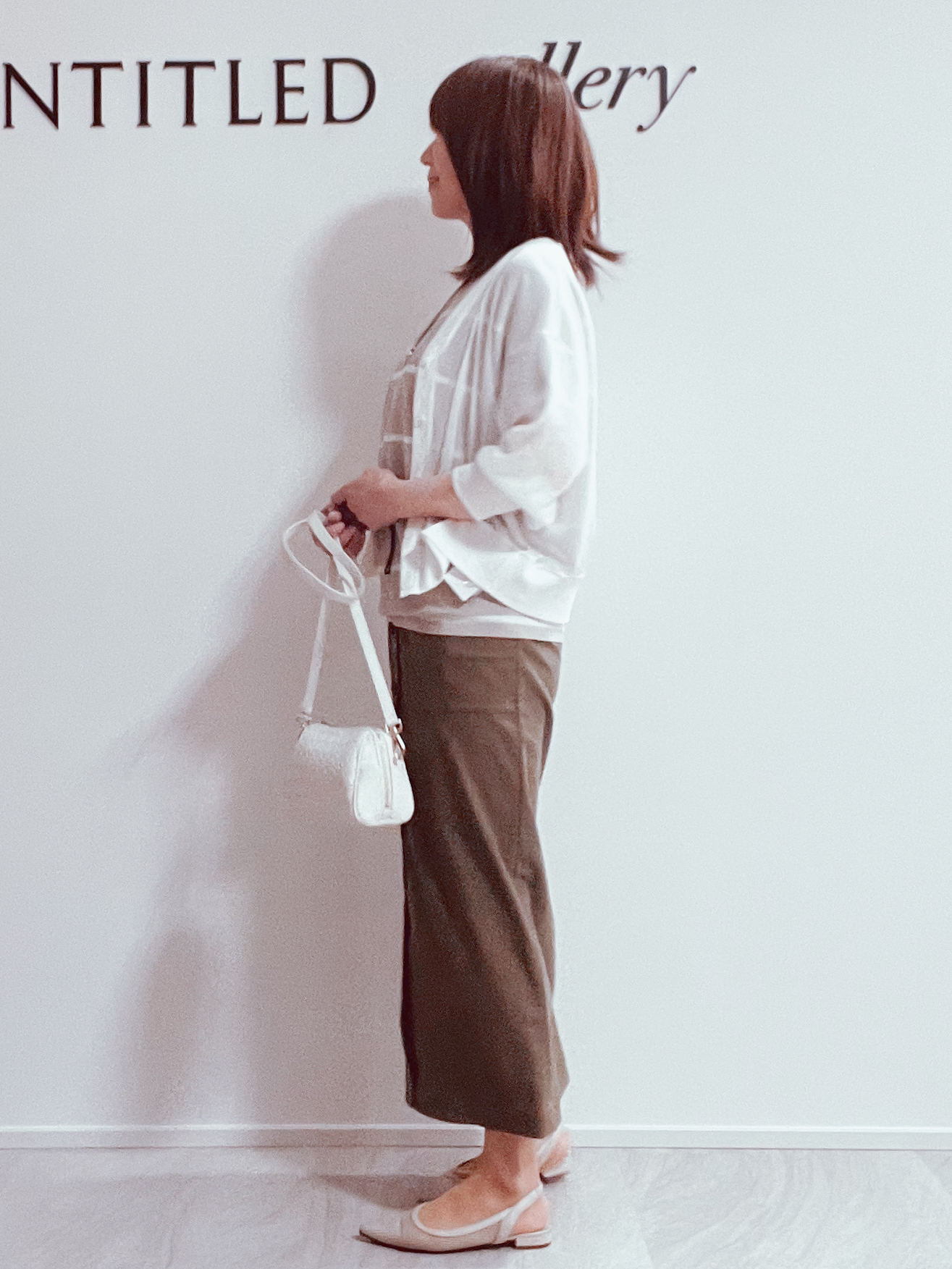 めいさんの「UNTITLED｜【7色展開/ゆったり/ショート丈】シアートリコットカーディガン」を使ったコーディネート