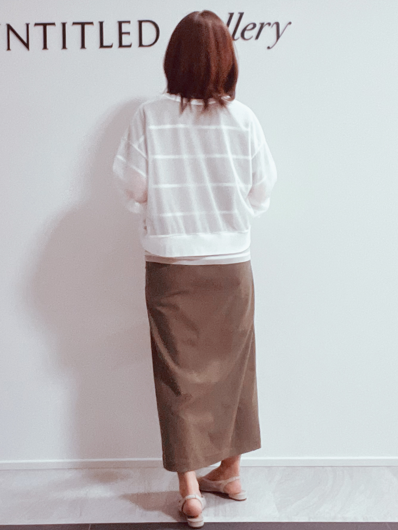 めいさんの「UNTITLED｜【7色展開/ゆったり/ショート丈】シアートリコットカーディガン」を使ったコーディネート