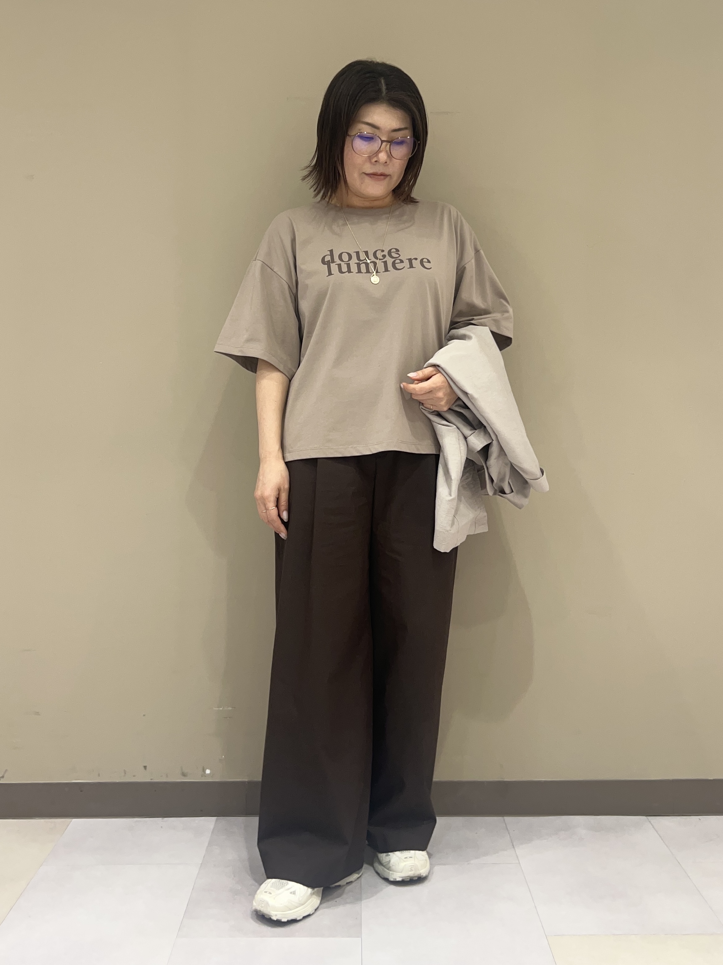 fukuさんの「UNTITLED｜◆【程よいシアー感/洗える】エアリーバイオジャケット」を使ったコーディネート