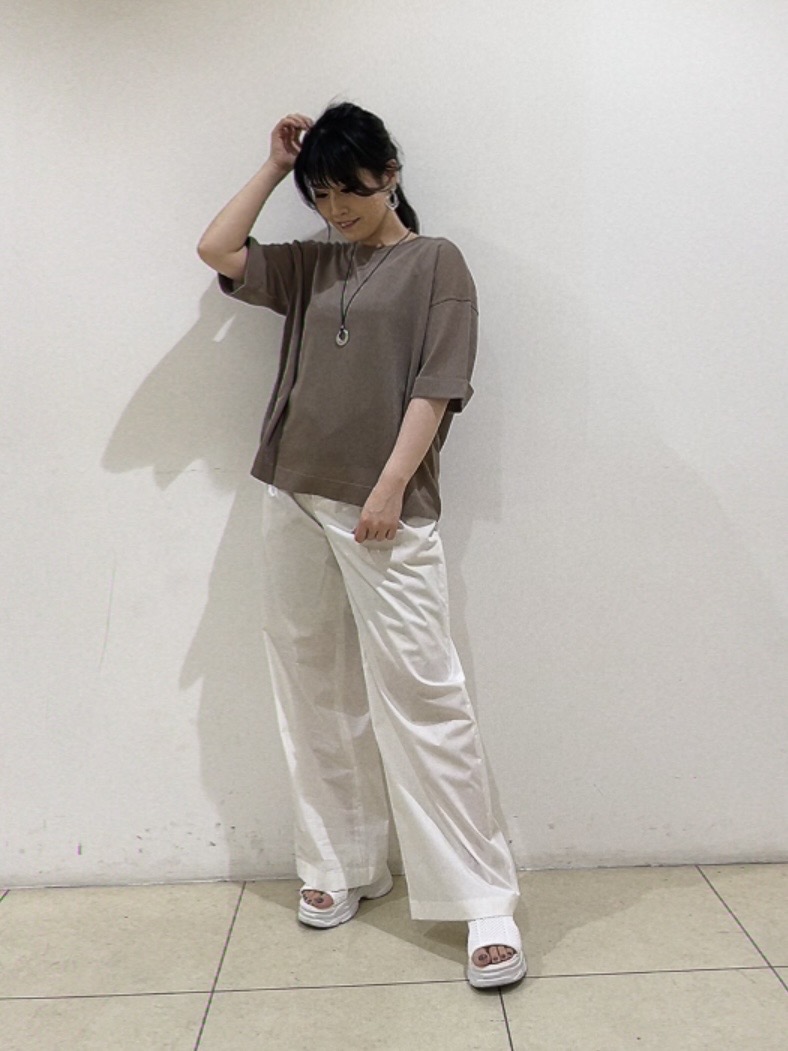 watanabeさんの「UNTITLED｜【アンサンブル可/Tシャツ風/ゆったり】リラックスニットトップス」を使ったコーディネート