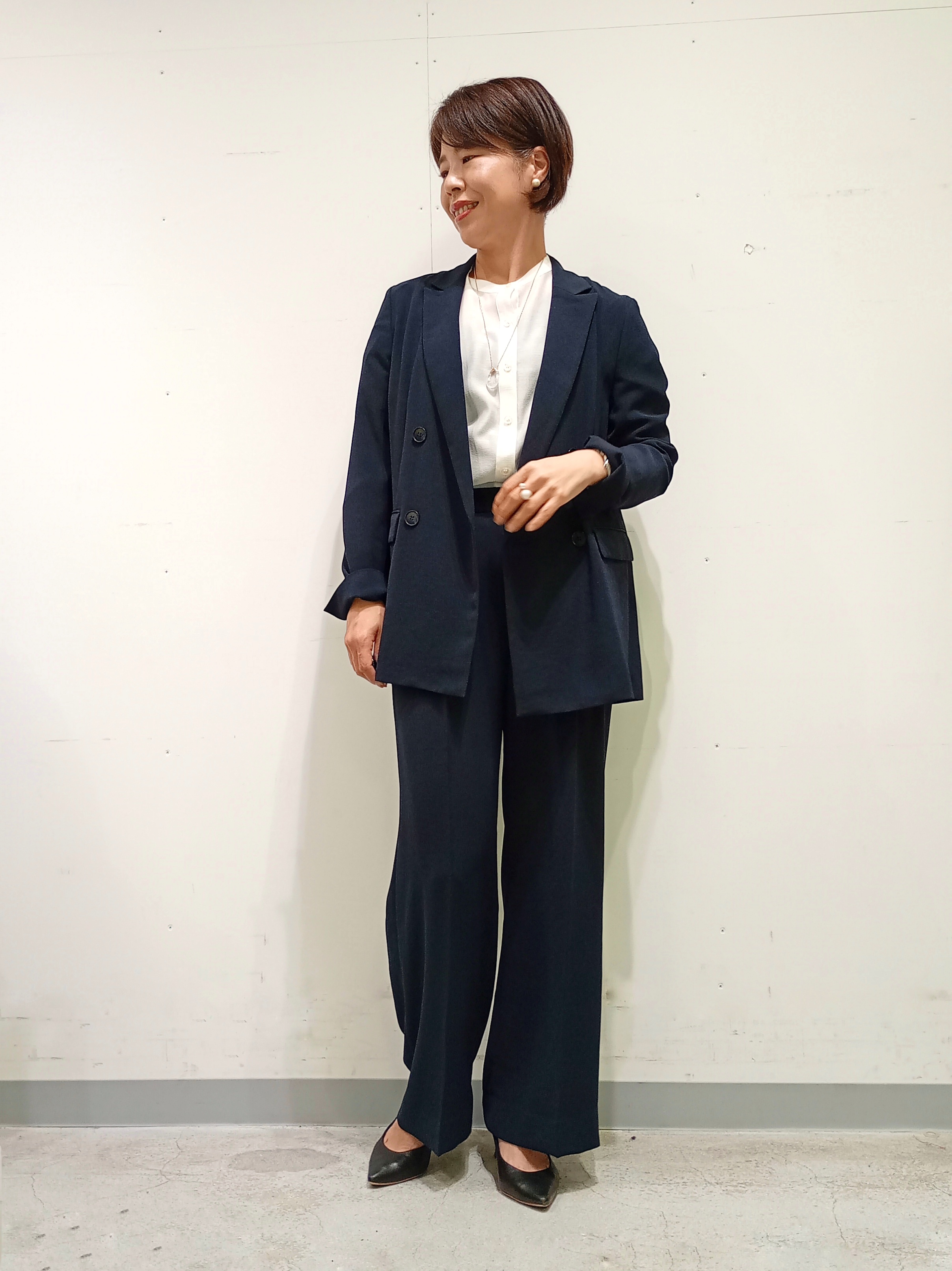 Kさんの「INDIVI｜【洗える／多機能／SETUP可】着る日傘ダブルジャケット」を使ったコーディネート