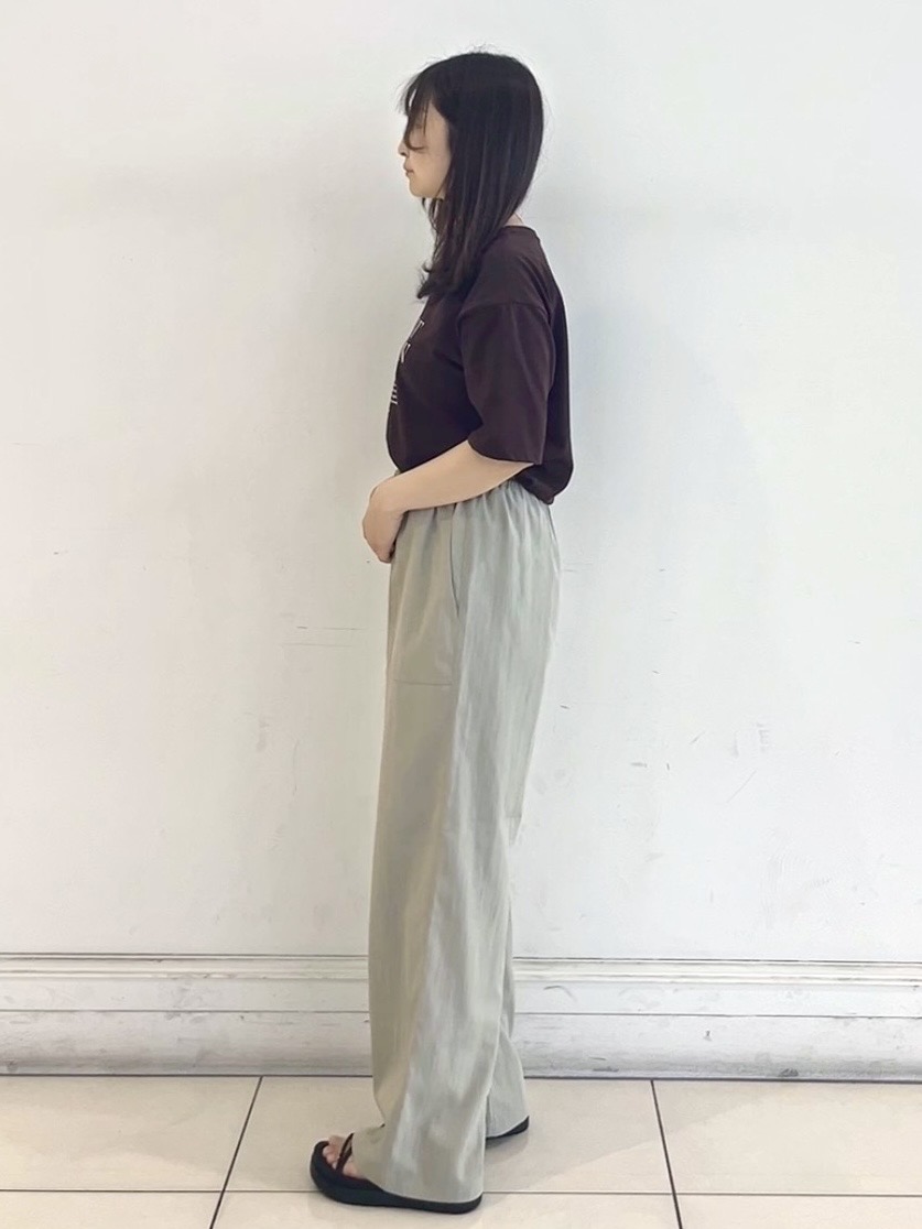 saito.さんの「grove｜【UVカット/接触冷感】プリントアソート5分袖Tシャツ」を使ったコーディネート
