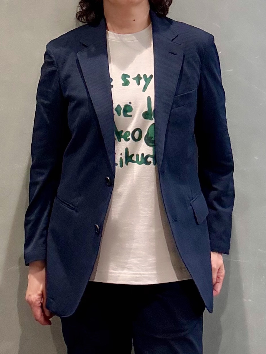 のぐみさんの「TAKEO KIKUCHI｜水彩ペイント アートロゴTシャツ」を使ったコーディネート