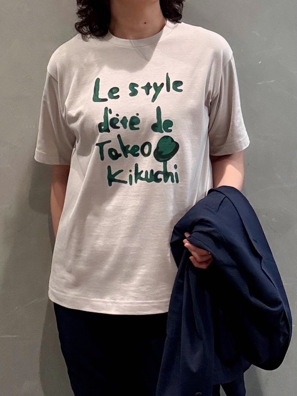 のぐみさんの「TAKEO KIKUCHI｜水彩ペイント アートロゴTシャツ」を使ったコーディネート