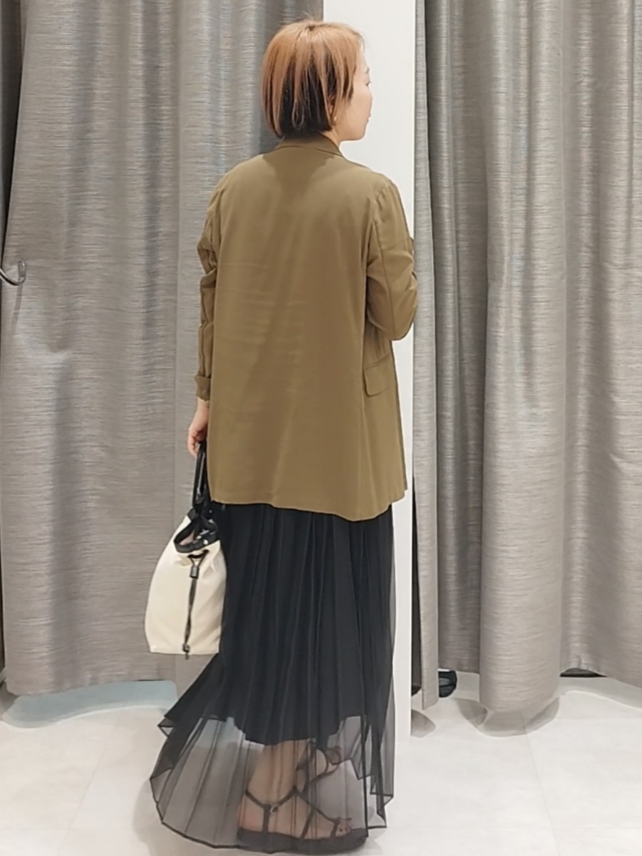 s u g iさんの「UNTITLED｜◆【セットアップ可/接触冷感/通気性】ドライシアーダブルジャケット」を使ったコーディネート