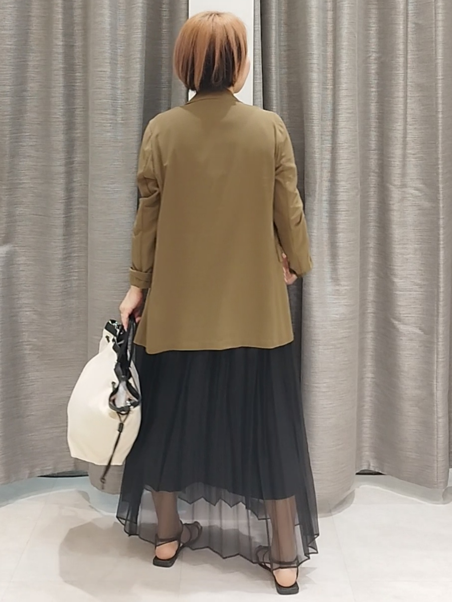 s u g iさんの「UNTITLED｜◆【セットアップ可/接触冷感/通気性】ドライシアーダブルジャケット」を使ったコーディネート