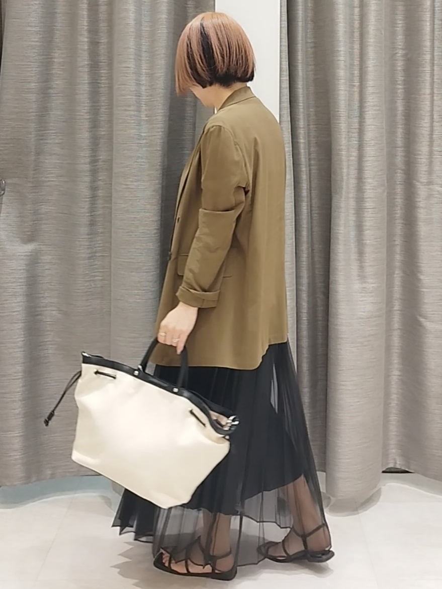 s u g iさんの「UNTITLED｜◆【セットアップ可/接触冷感/通気性】ドライシアーダブルジャケット」を使ったコーディネート