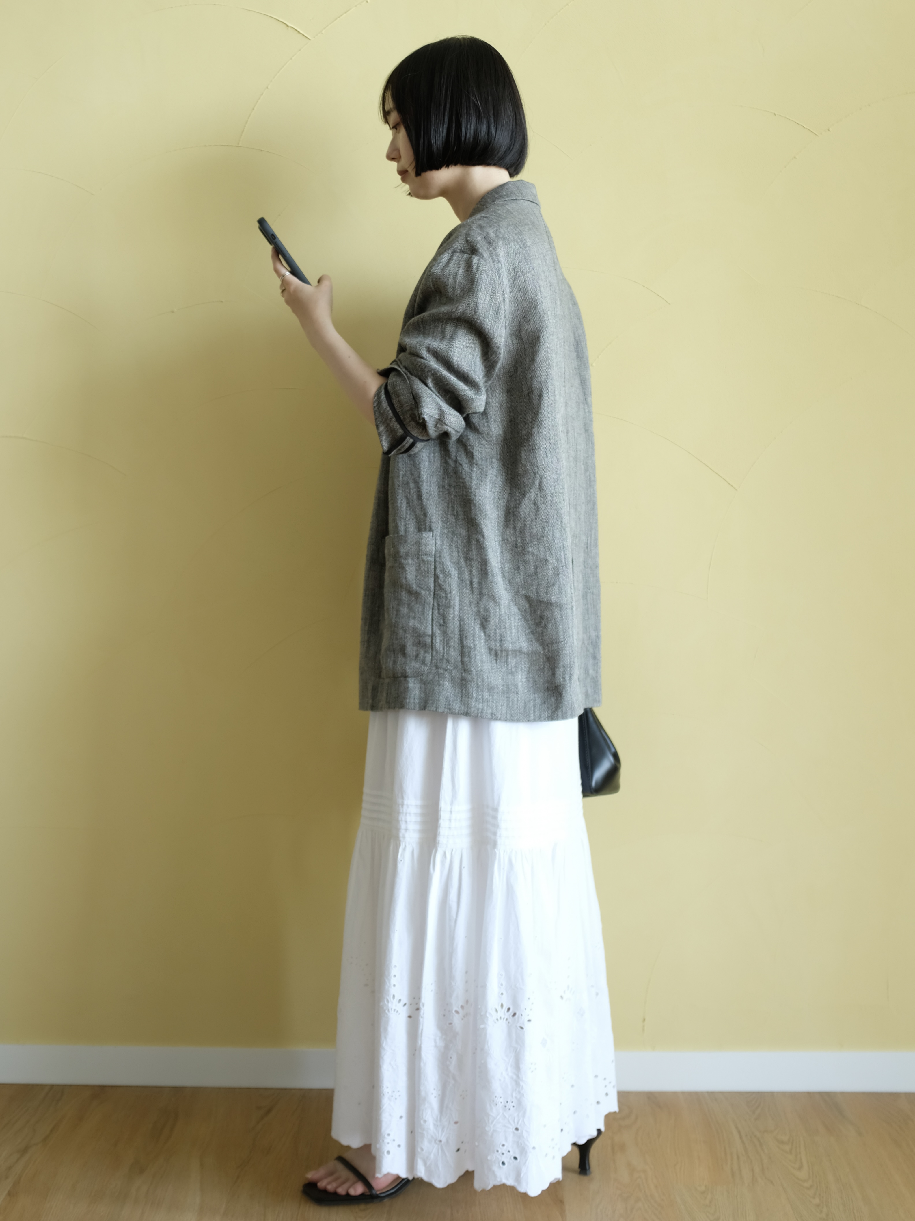Kishimotoさんの「DRESSTERIOR｜◆【otonaMUSE5月号掲載】コットンシルクマルチボーダーニット」を使ったコーディネート
