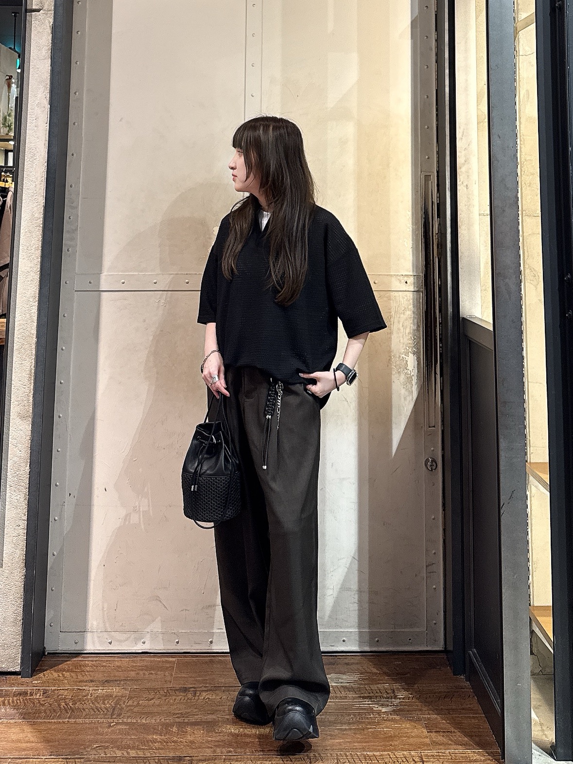MIKAさんの「tk.TAKEO KIKUCHI｜スムースシルケットS／S カットソー」を使ったコーディネート