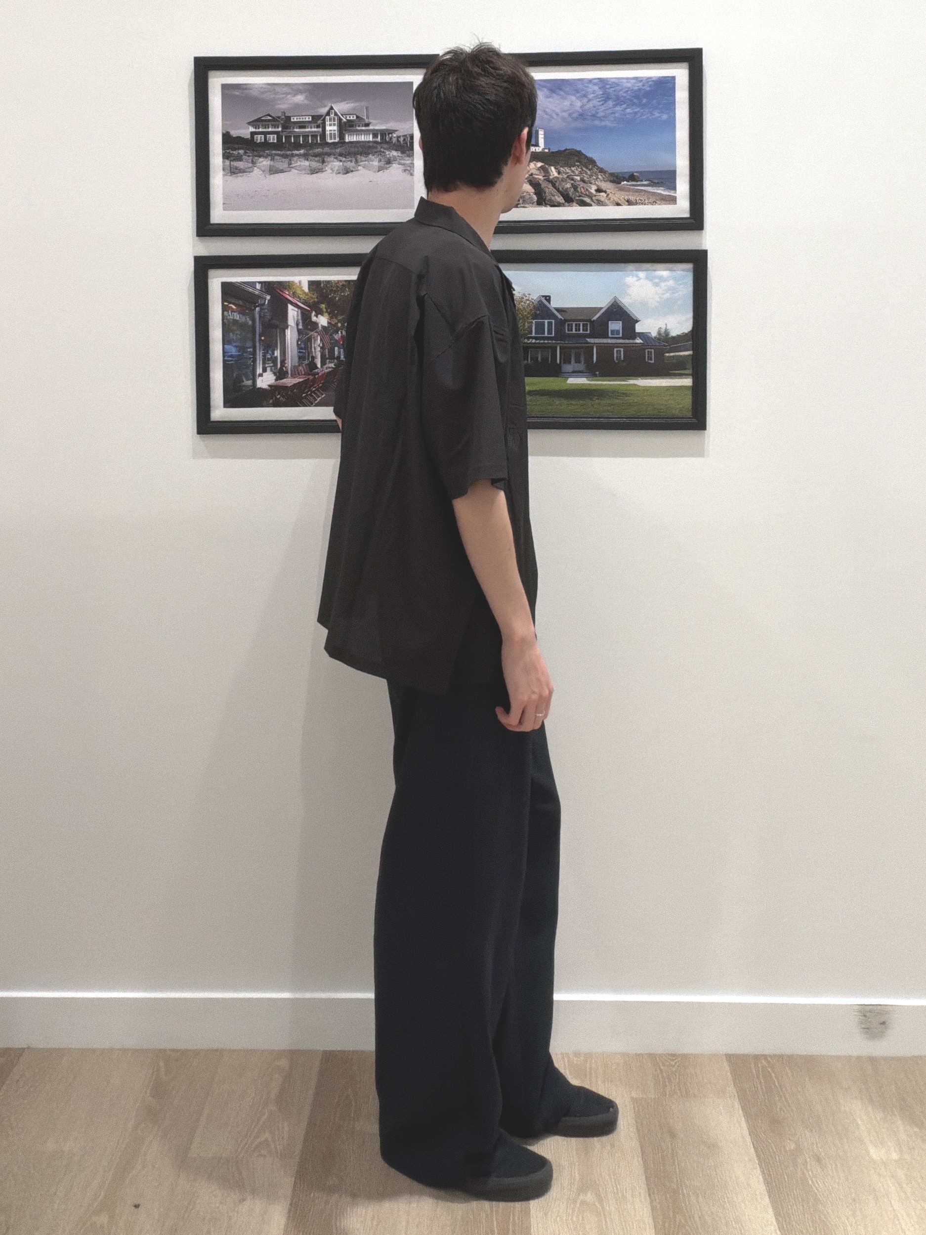 oikawaさんの「Dessin｜ペーパーブレンドニットTシャツ」を使ったコーディネート