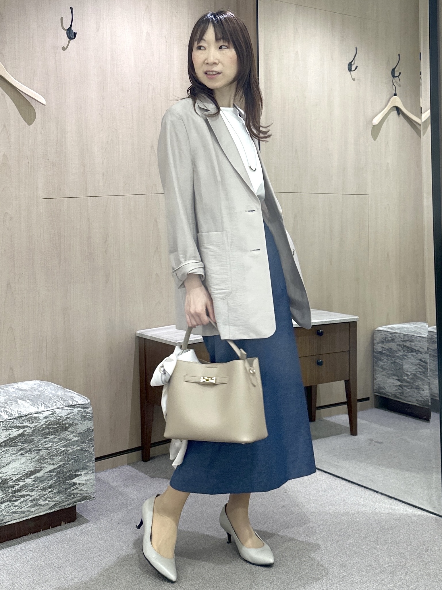 Miwaさんの「UNTITLED｜【洗える/華奢見え】袖シアープルオーバー」を使ったコーディネート