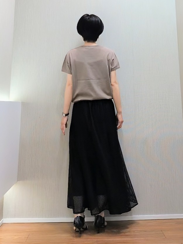 ミズタさんの「UNTITLED｜【9色展開/アンサンブル可/洗える】コットンベーシックニット」を使ったコーディネート