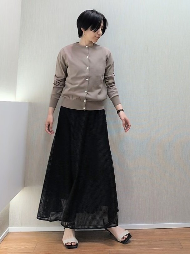 ミズタさんの「UNTITLED｜【9色展開/アンサンブル可/洗える】コットンベーシックニット」を使ったコーディネート