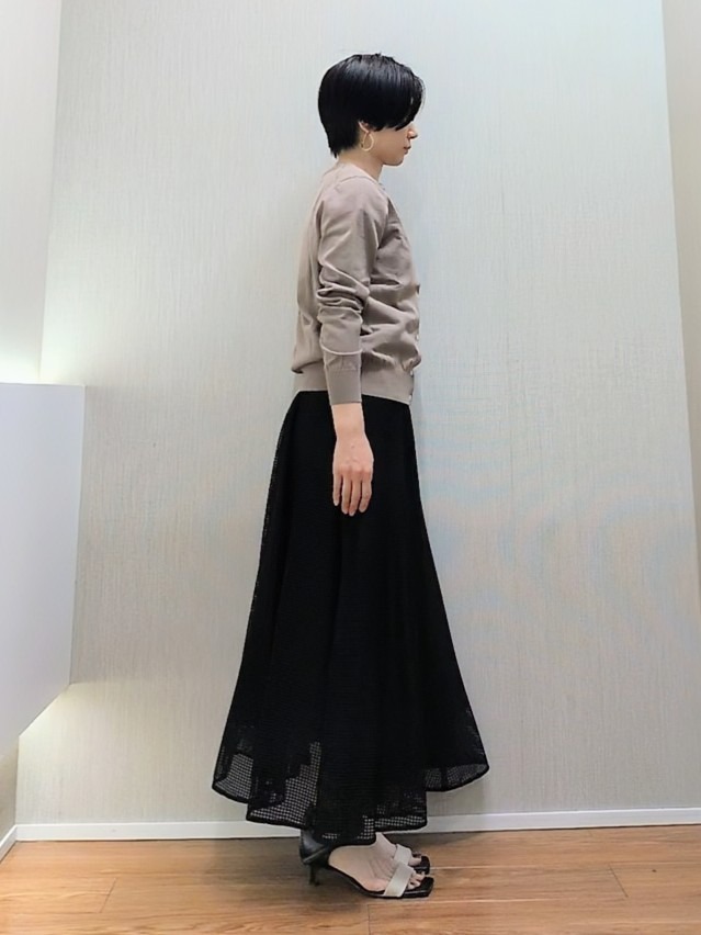ミズタさんの「UNTITLED｜【9色展開/アンサンブル可/洗える】コットンベーシックニット」を使ったコーディネート