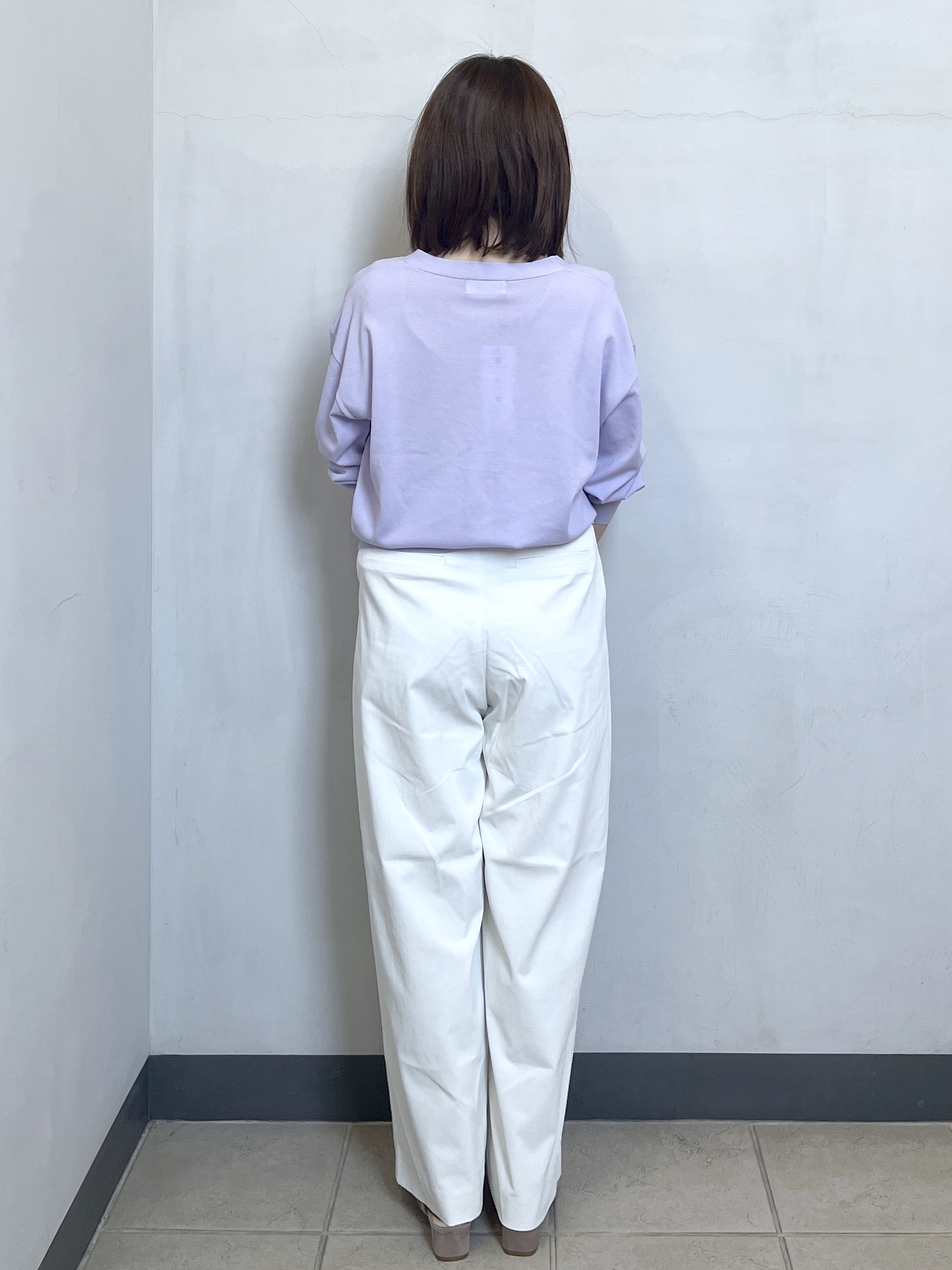 mikiさんの「OPAQUE.CLIP｜【UV／接触冷感】Vネックリラクシーニットカーディガン《洗濯機OK／抗ピル》」を使ったコーディネート