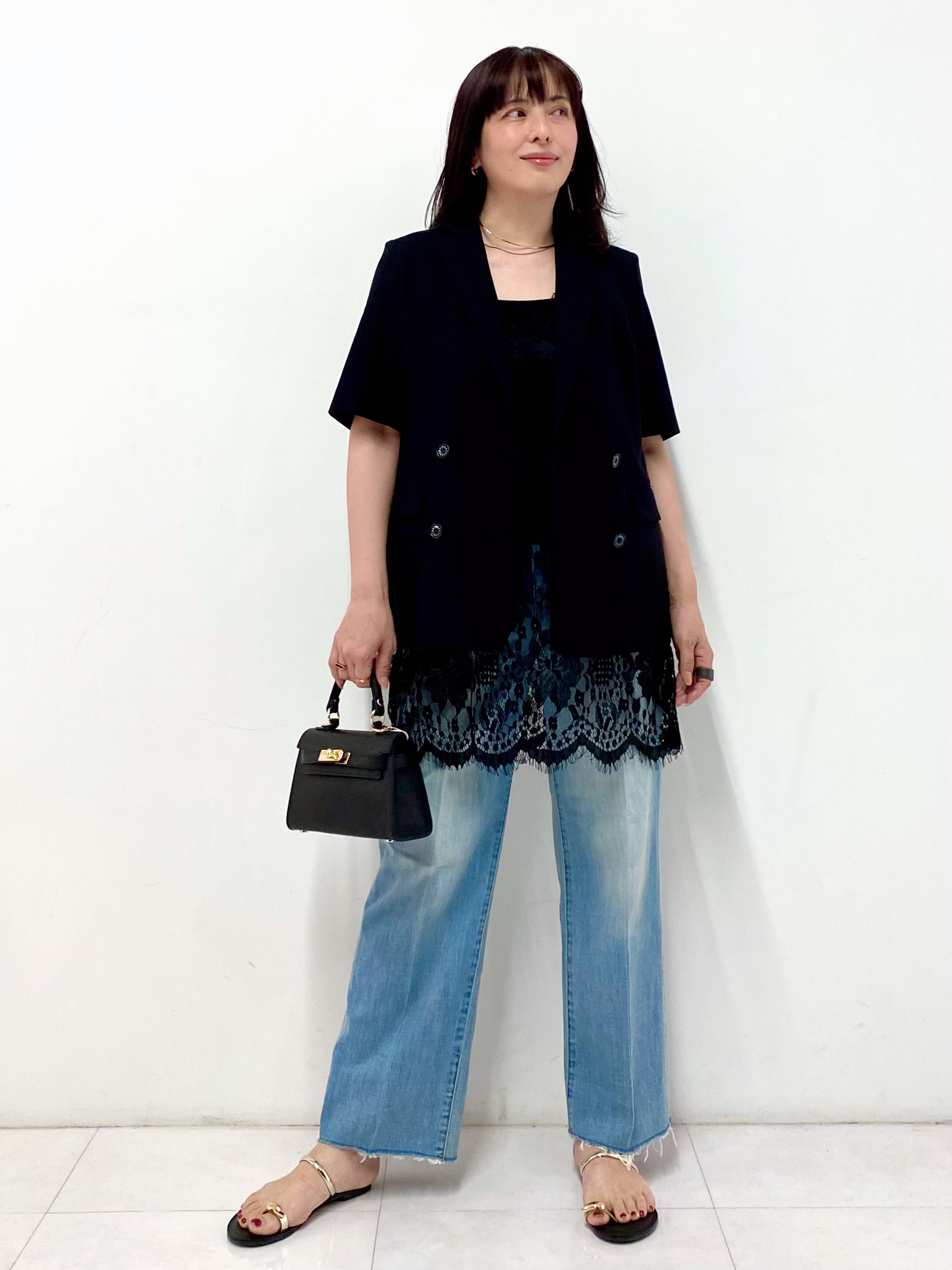 Sawaguchiさんの「DRESSTERIOR｜【日本製】ランダムテレコタンクトップ」を使ったコーディネート
