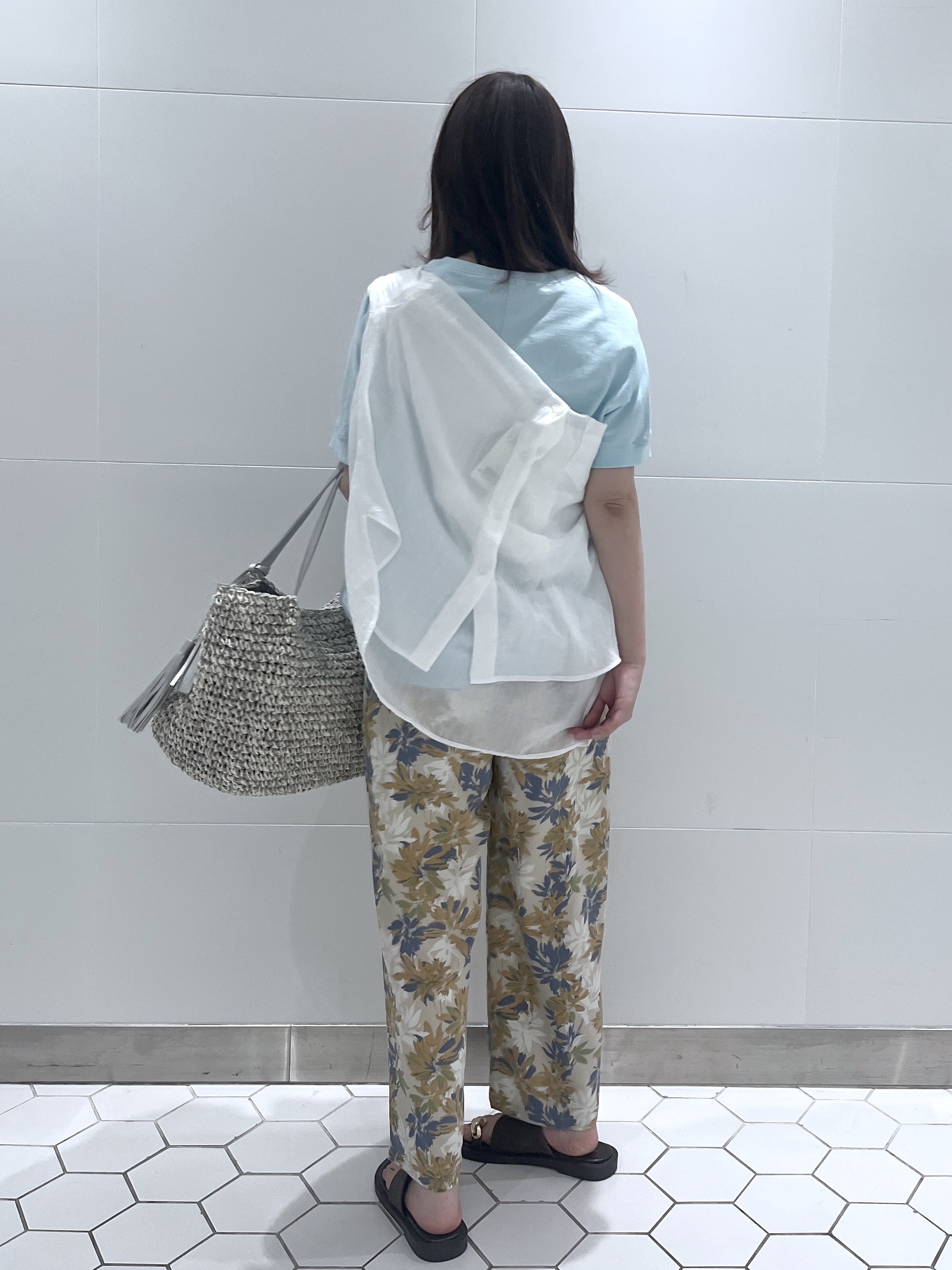 Makinoさんの「Dessin｜【洗える】シアーカラーシャツ」を使ったコーディネート