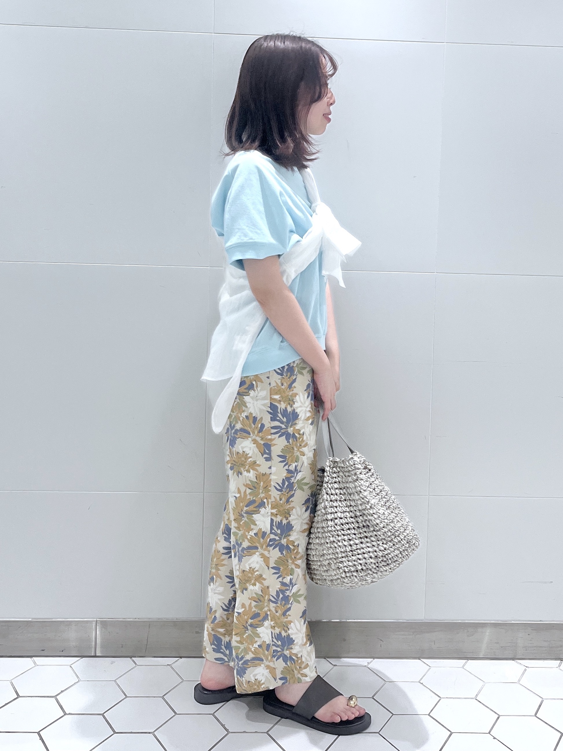 Makinoさんの「Dessin｜【洗える】シアーカラーシャツ」を使ったコーディネート