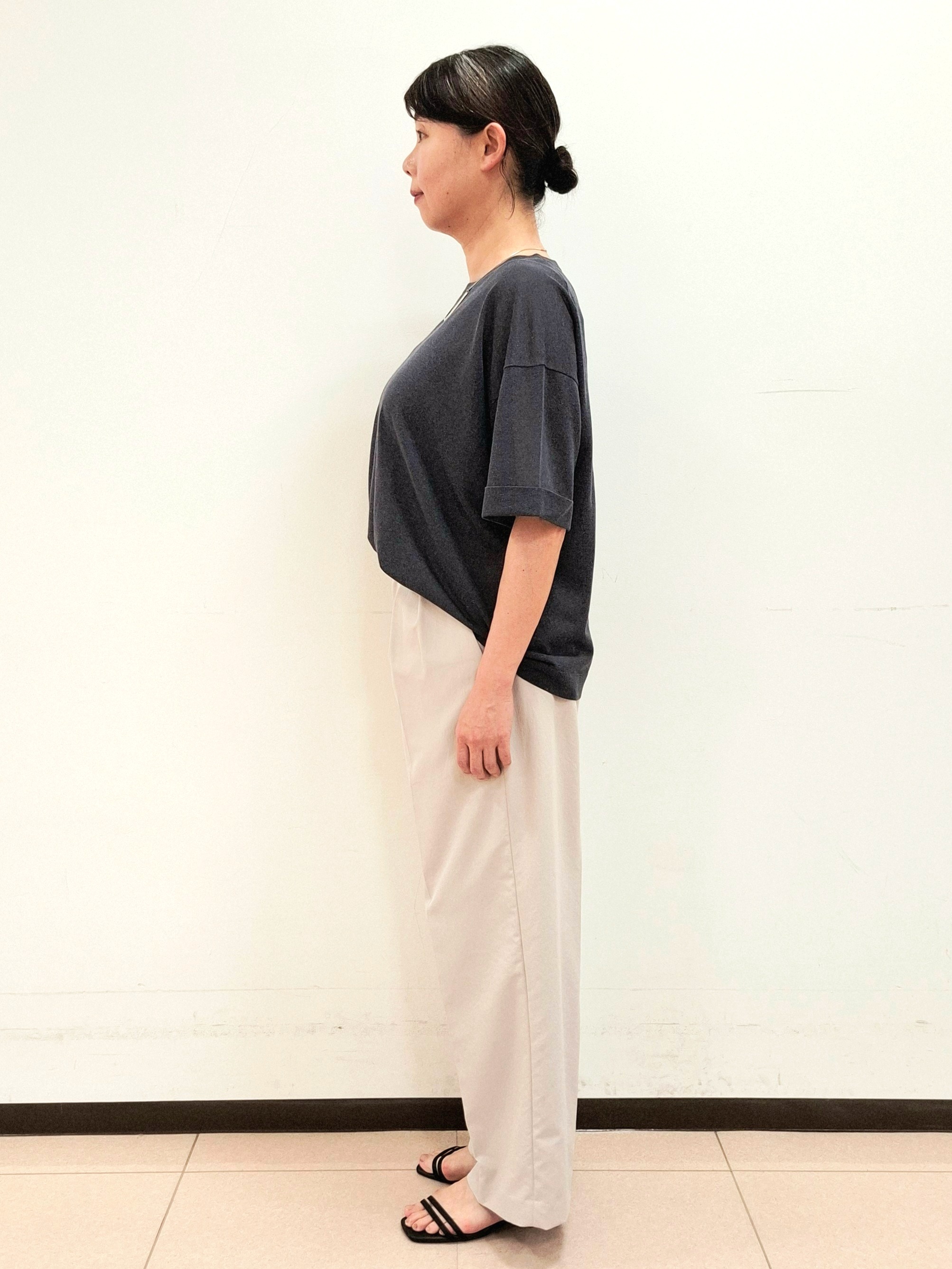 ねぎさんの「UNTITLED｜【アンサンブル可/シアー】リネンエステルカーディガン」を使ったコーディネート
