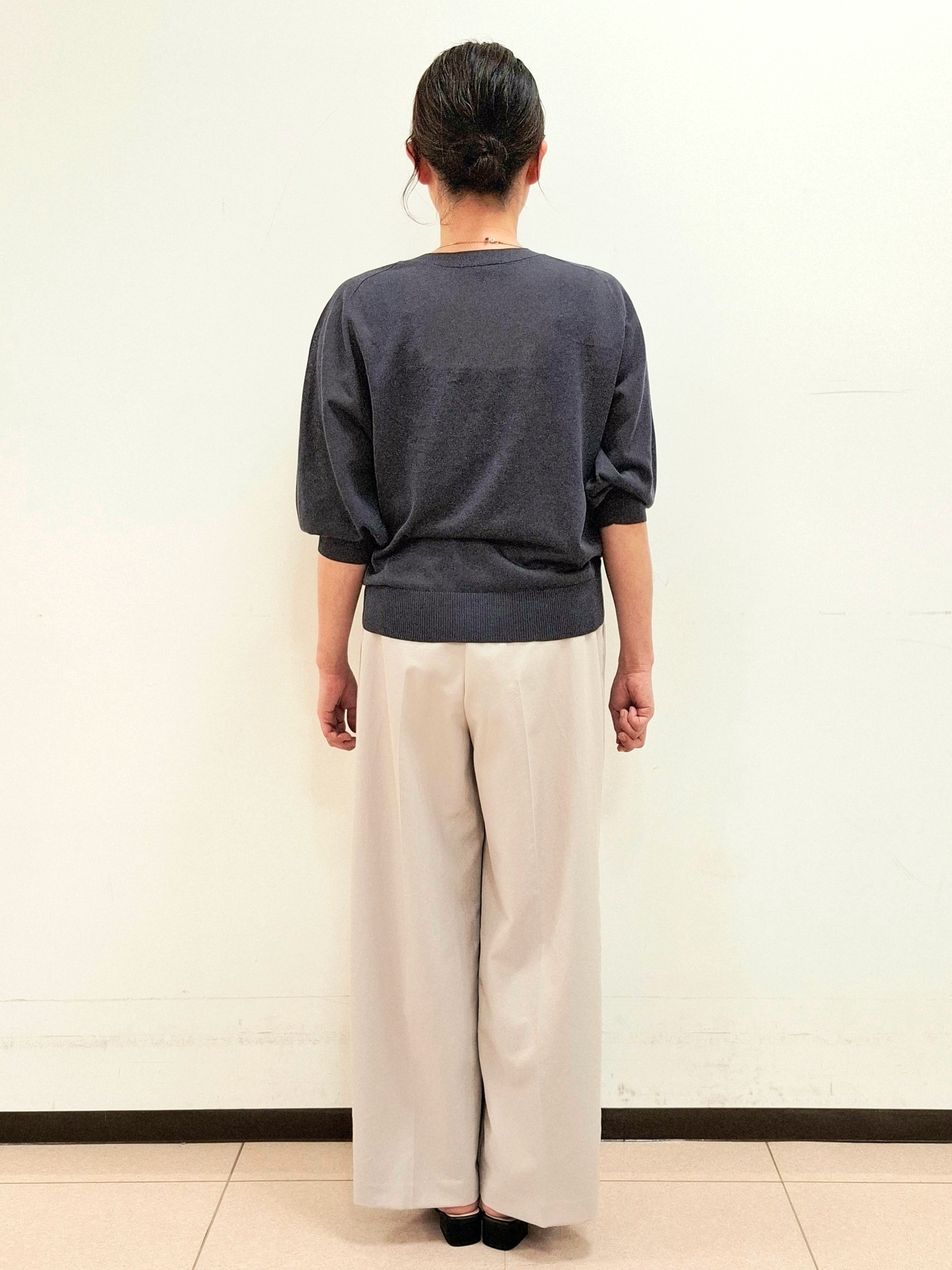 ねぎさんの「UNTITLED｜【アンサンブル可/シアー】リネンエステルカーディガン」を使ったコーディネート