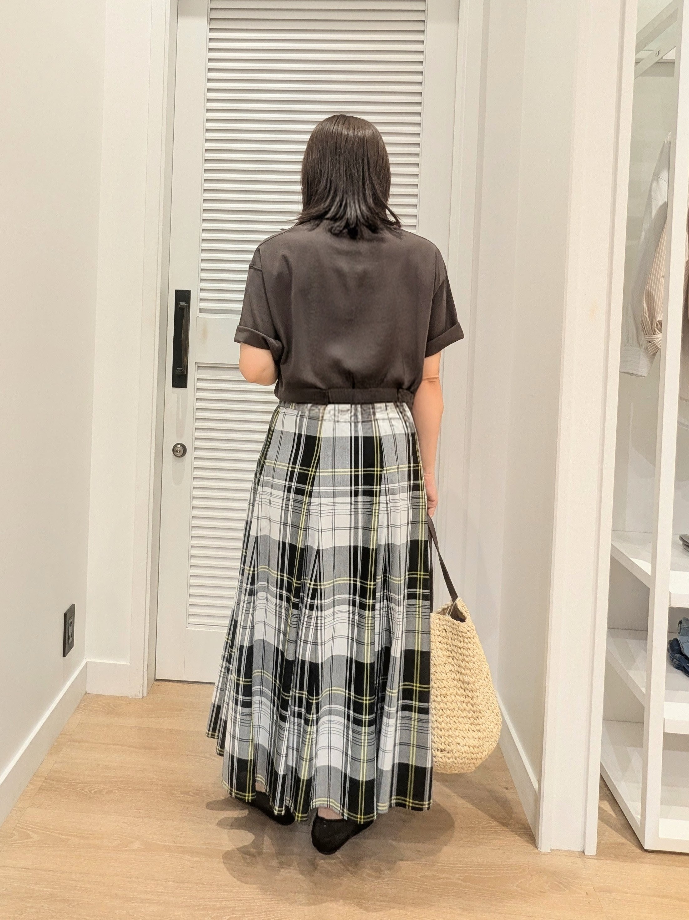 enさんの「Dessin｜【洗える】オーガニックコットンロゴTシャツ」を使ったコーディネート